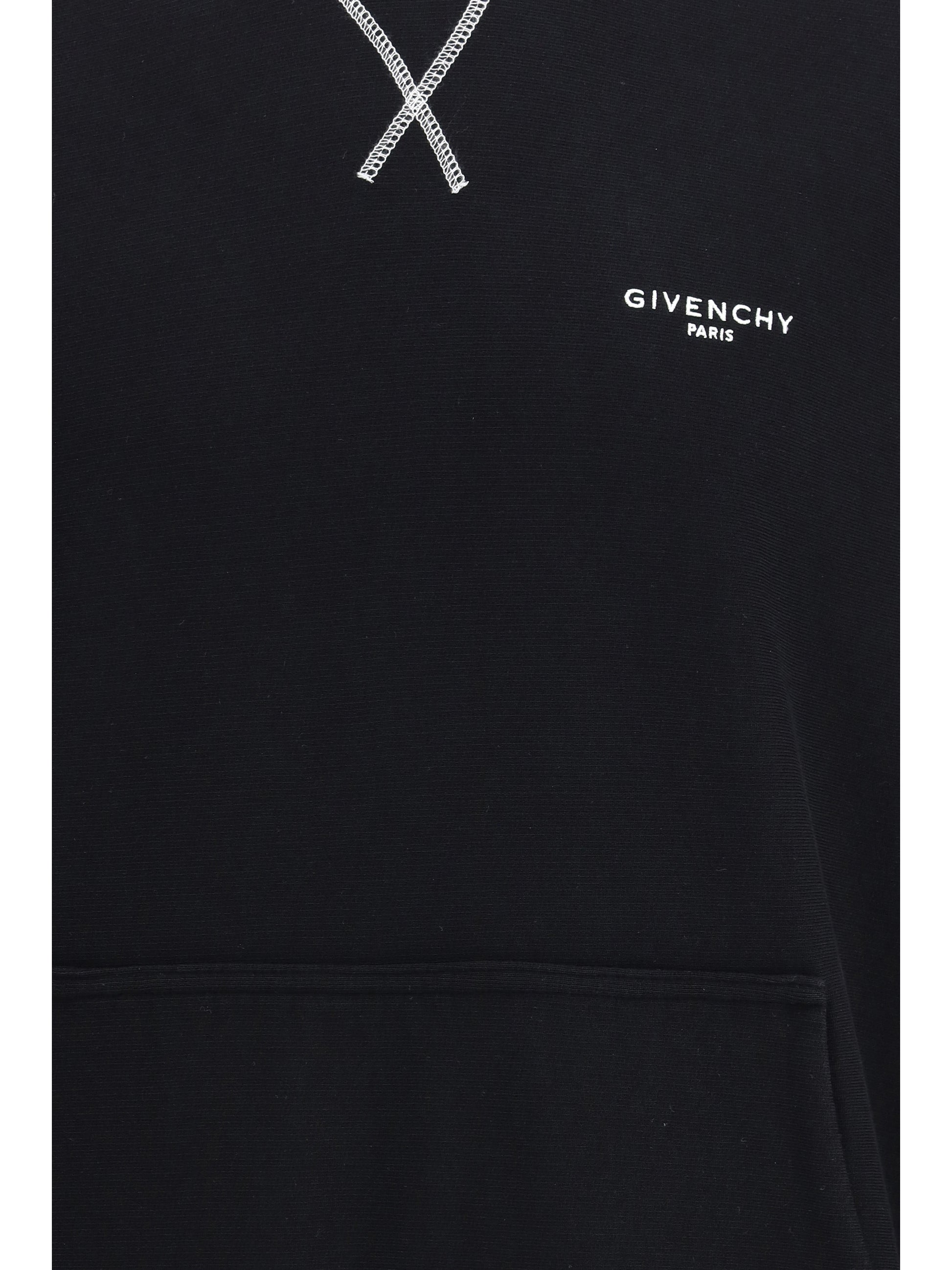 Givenchy Men Couture Seam Hoodie With Logo GIVENCHY