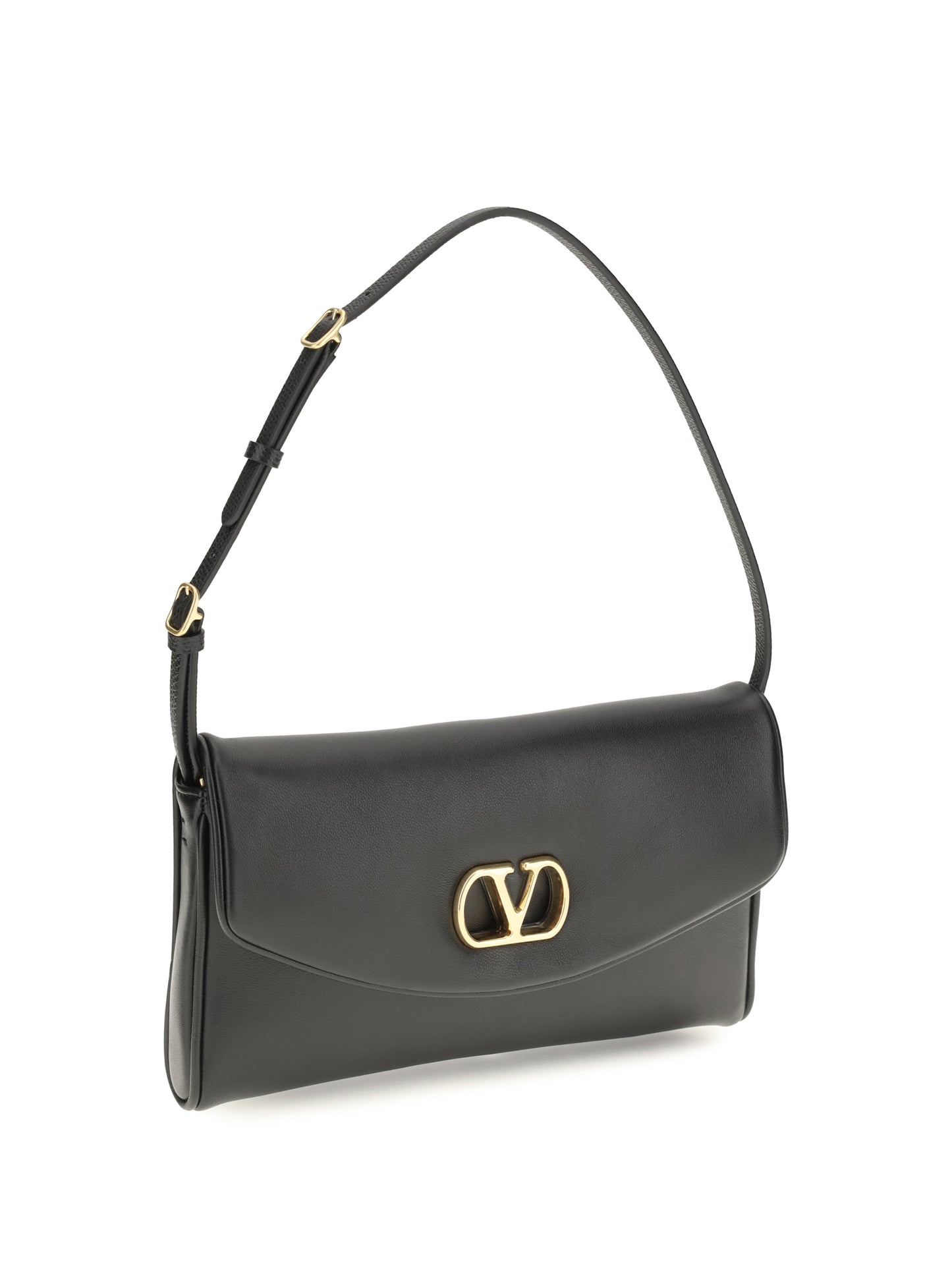 Valentino Garavani Women Devain Leather Shoulder Bag VALENTINO GARAVANI