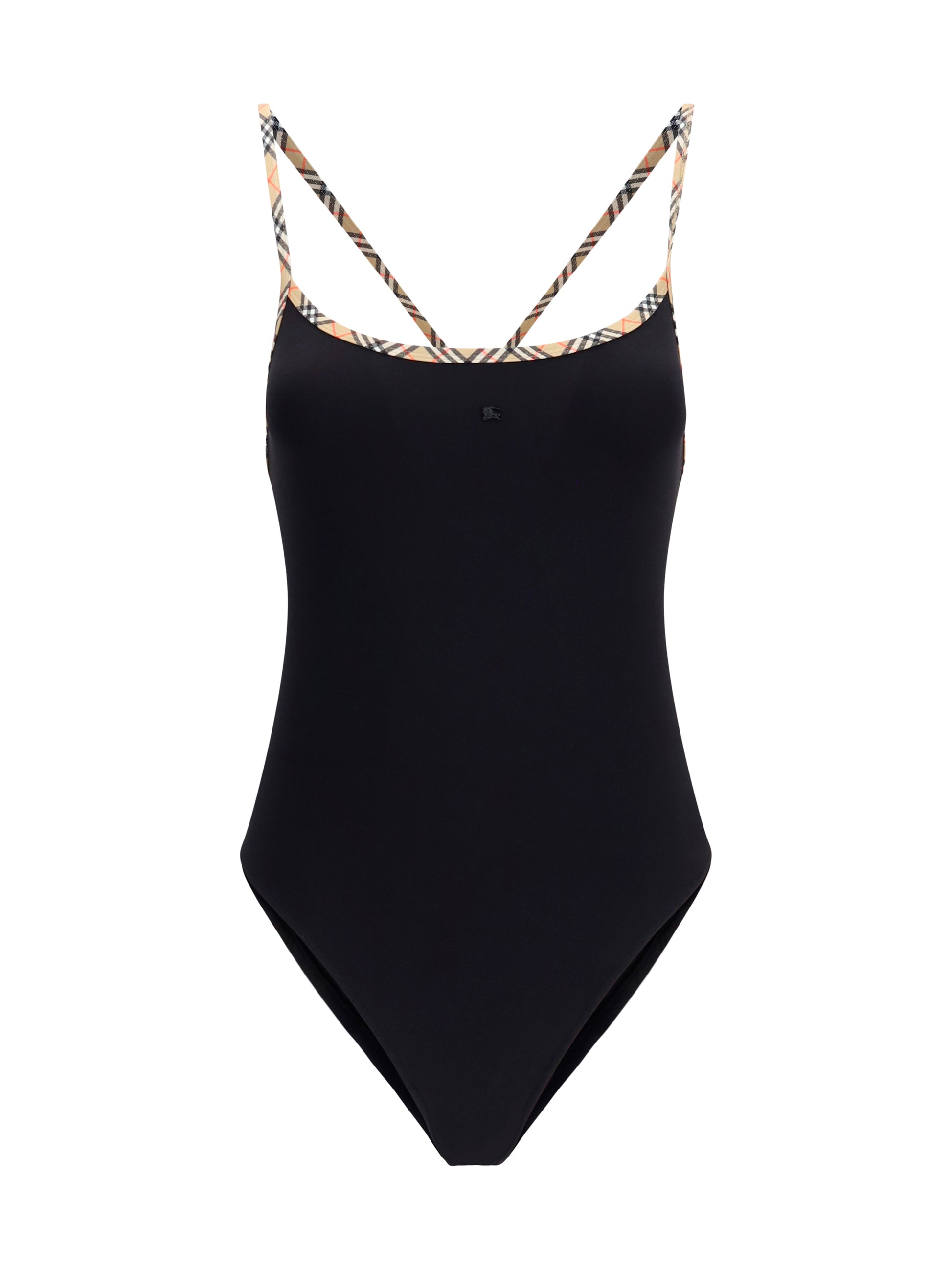Burberry Women Check Trim Swimsuit BURBERRY