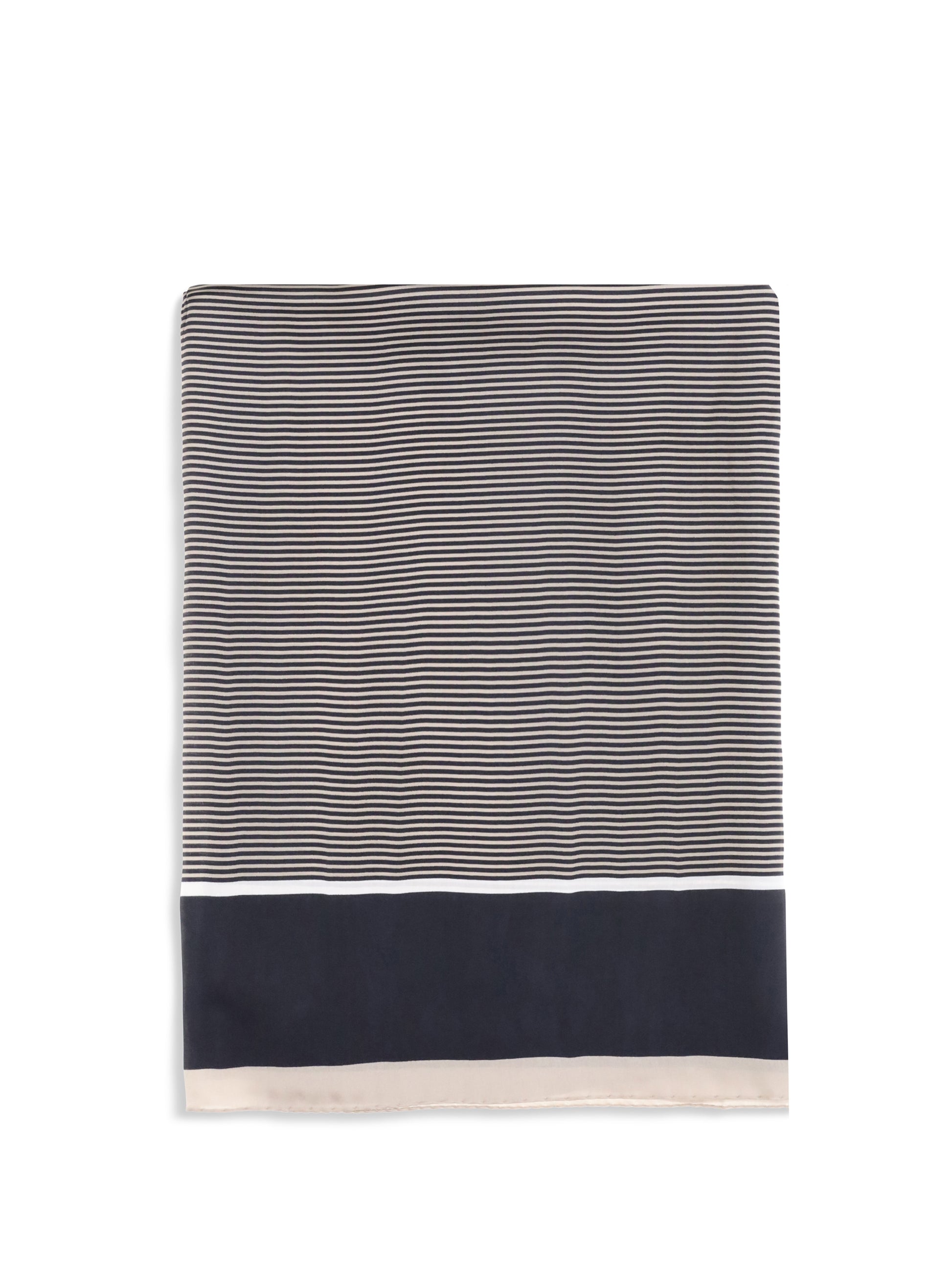 Saint Laurent Women Cassandre Striped Stole SAINT LAURENT