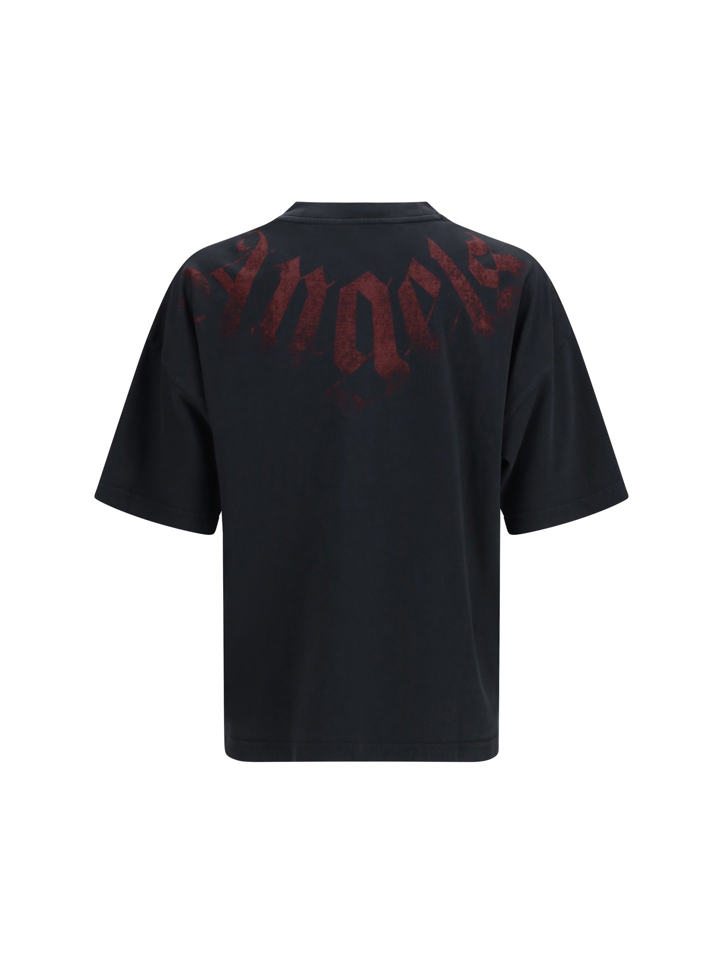 Palm Angels Men Big Neck Logo T-Shirt PALM ANGELS