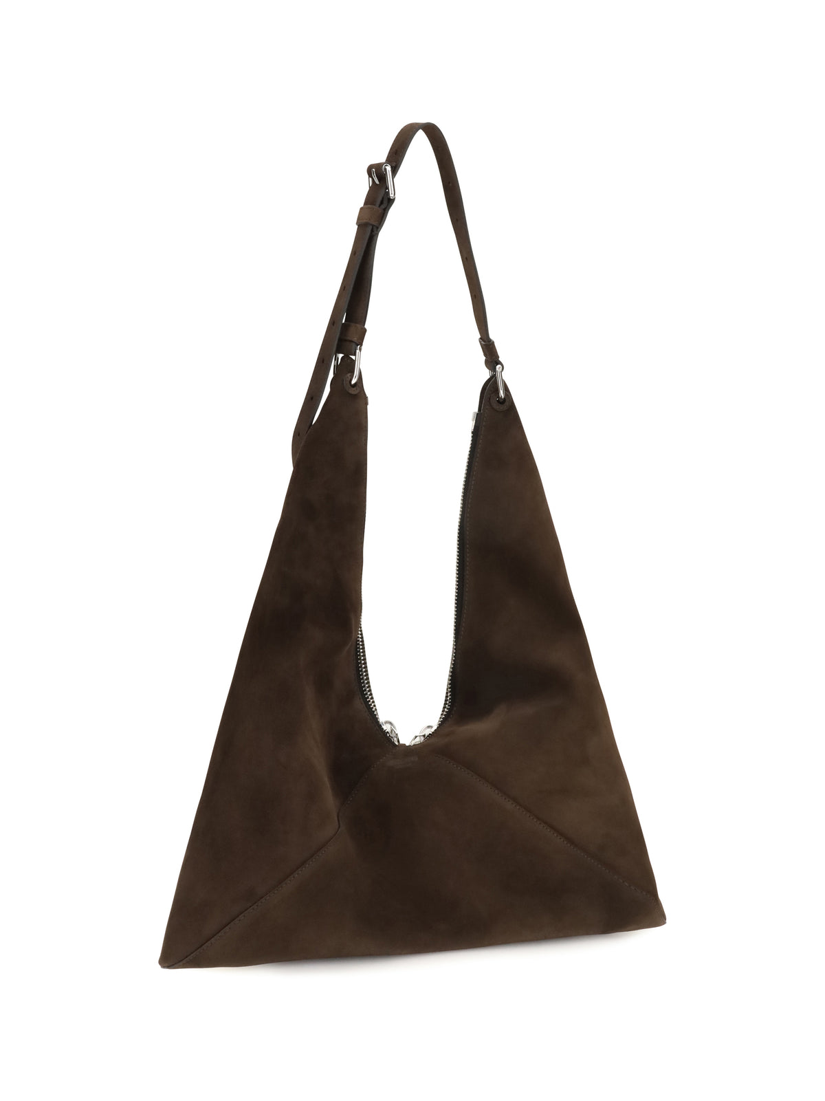 Moschino Women Suede Hobo Tote Bag MOSCHINO