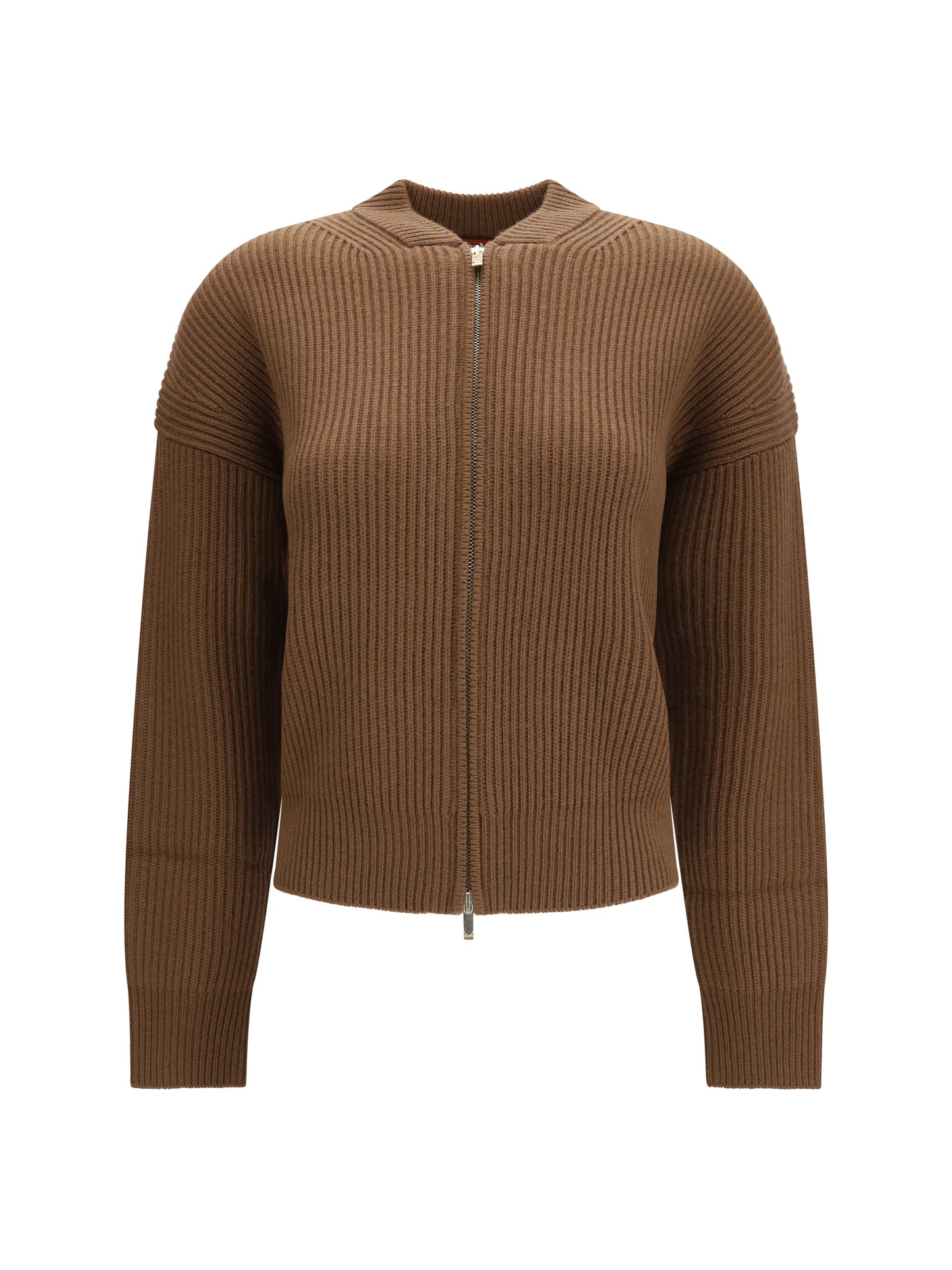 Max Mara Studio Women Carnet Ribbed Cardigan MAX MARA STUDIO
