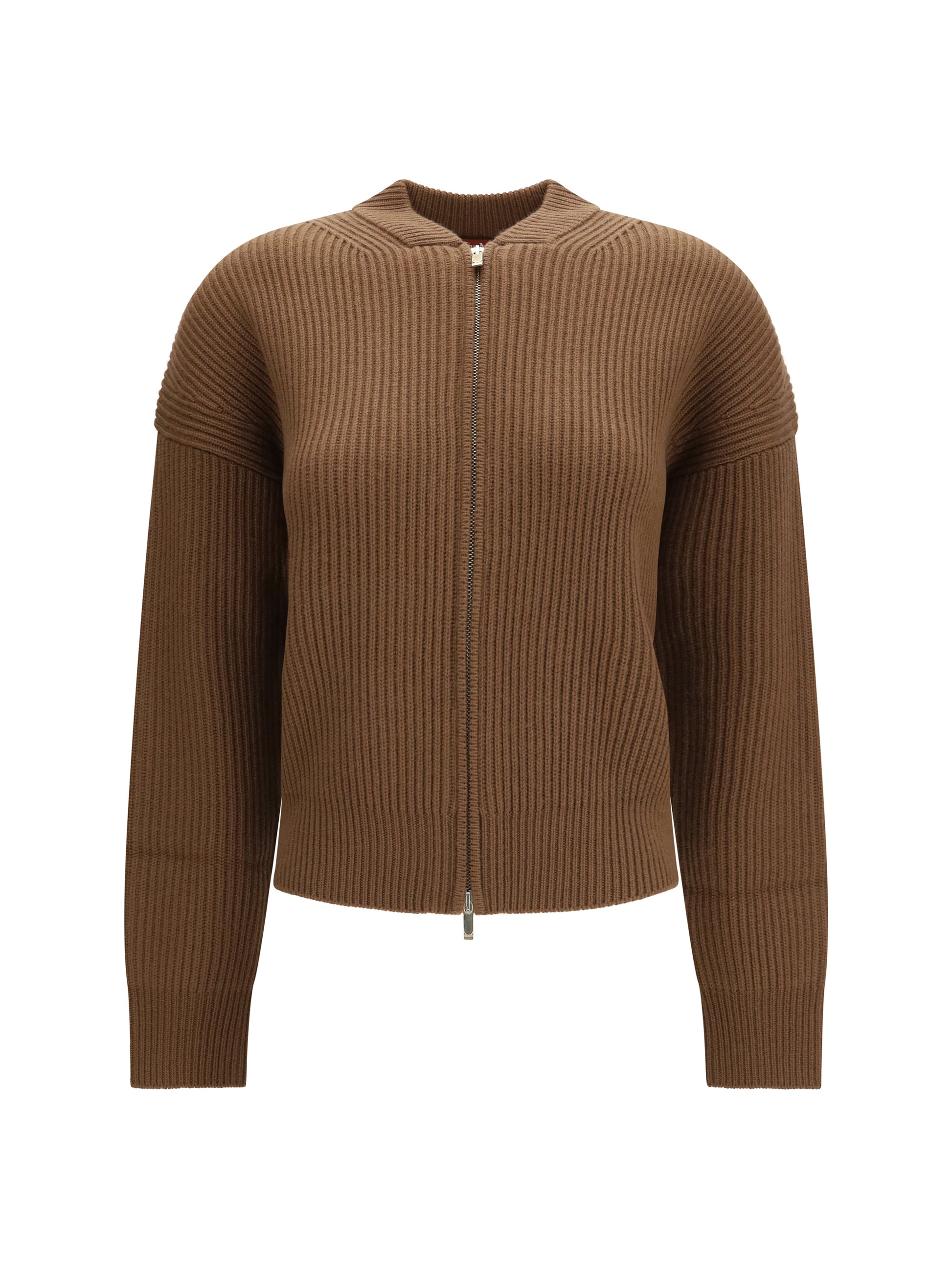 Max Mara Studio Women Carnet Ribbed Cardigan MAX MARA STUDIO