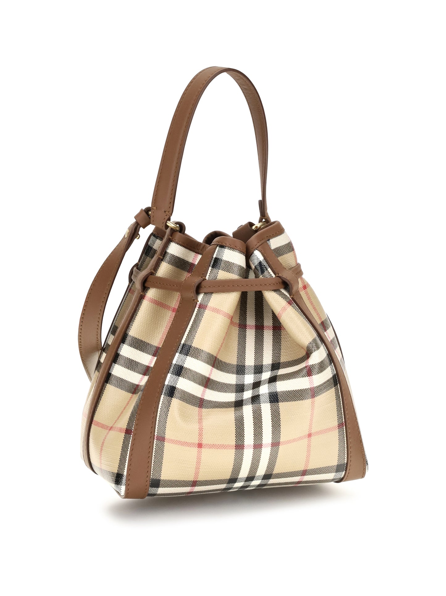 Burberry Women Mini Check Bucket Bag BURBERRY