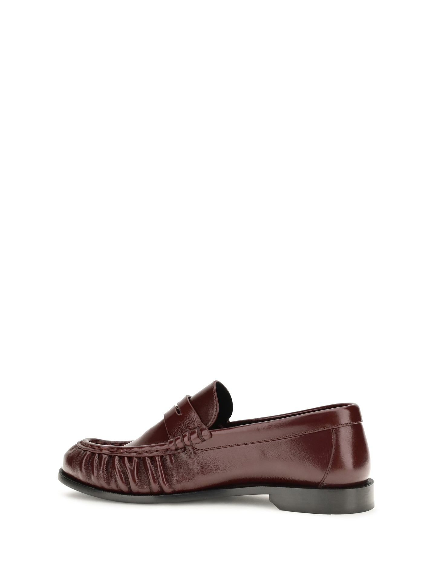 Saint Laurent Women Le Loafer Polished Leather Loafers SAINT LAURENT