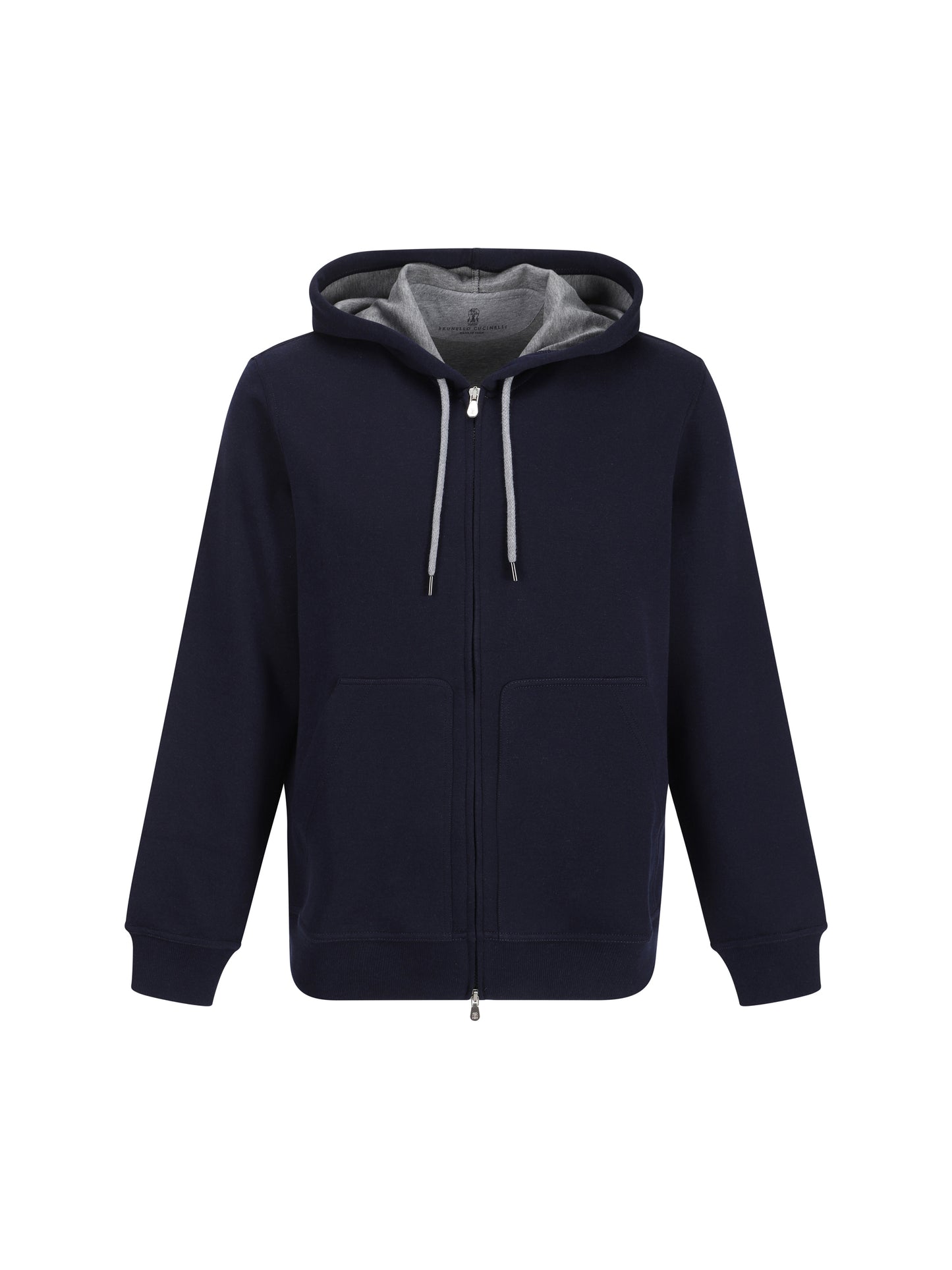 Brunello Cucinelli Men Monochrome Hoodie BRUNELLO CUCINELLI