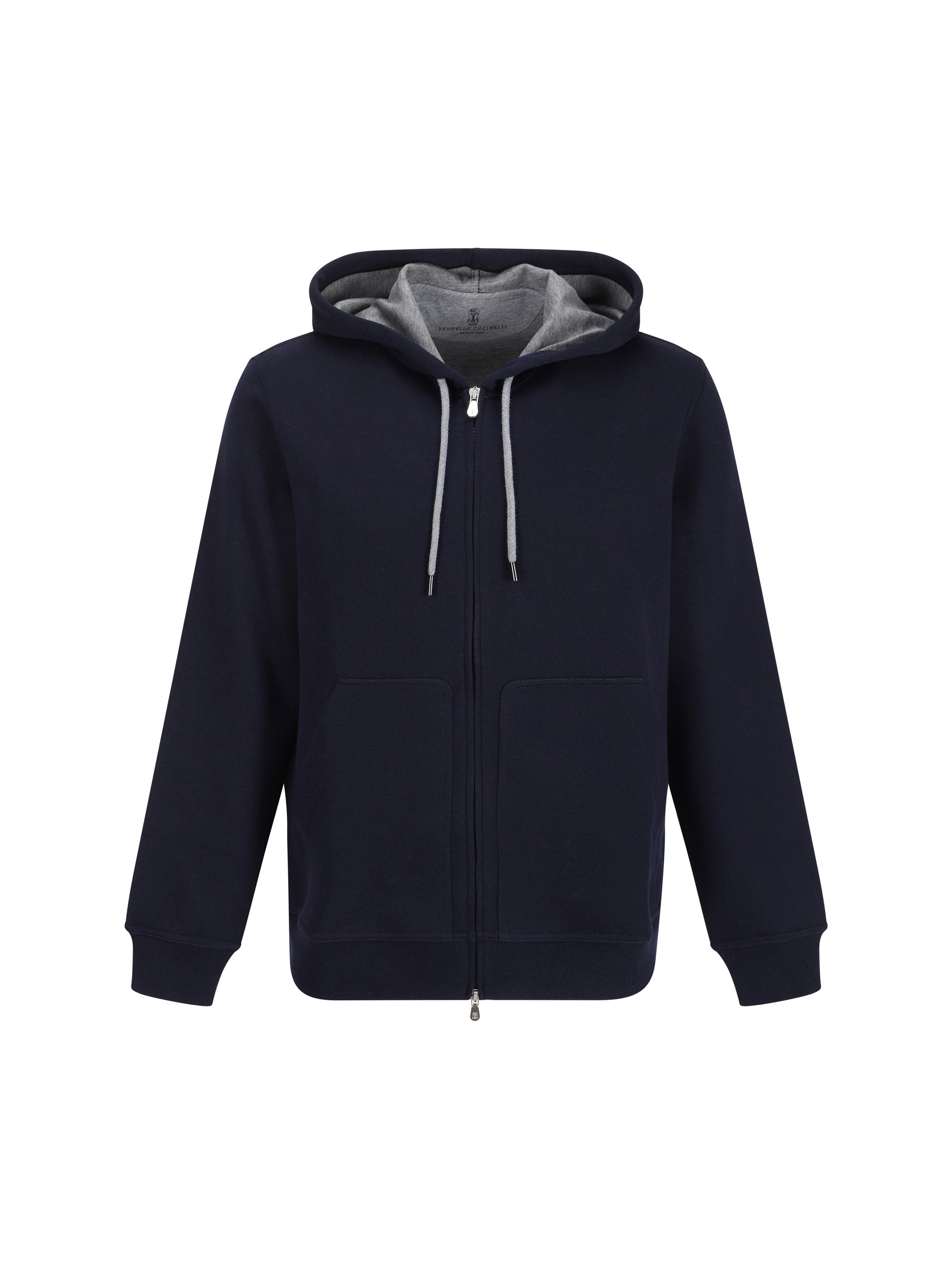 Brunello Cucinelli Men Monochrome Hoodie BRUNELLO CUCINELLI