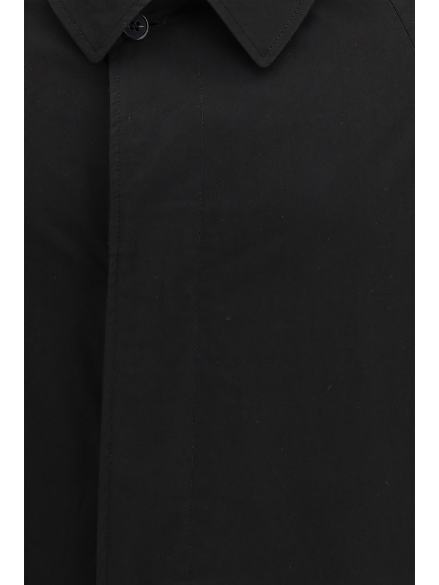 Prada Men Single-Breasted Coat With Long Sleeves PRADA