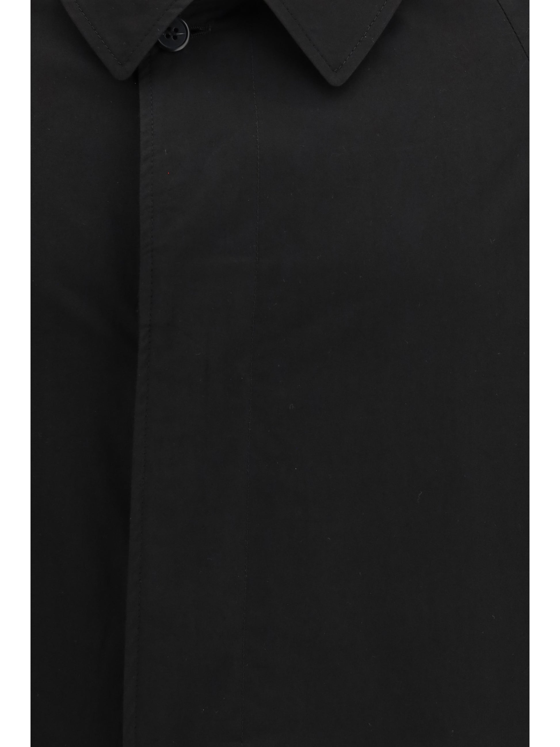 Prada Men Single-Breasted Coat With Long Sleeves PRADA