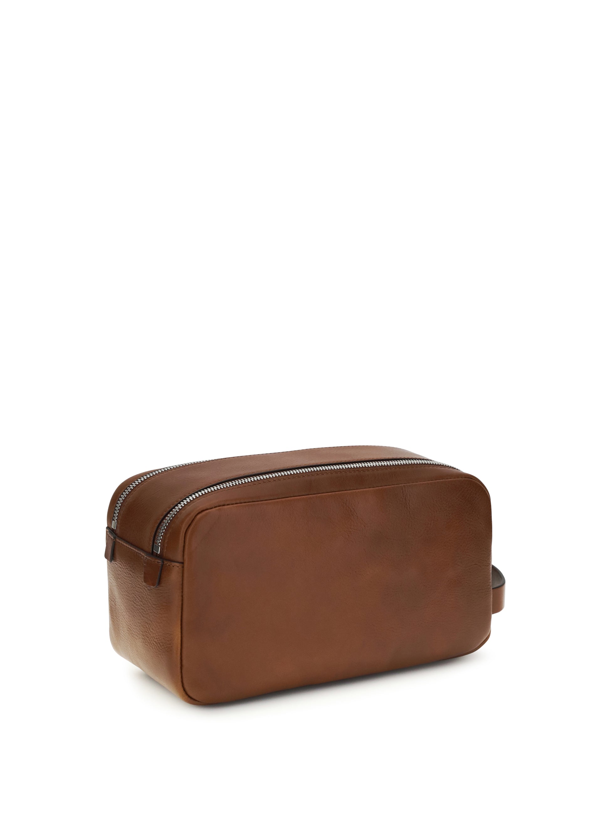 Brunello Cucinelli Men Leather Beauty Case BRUNELLO CUCINELLI
