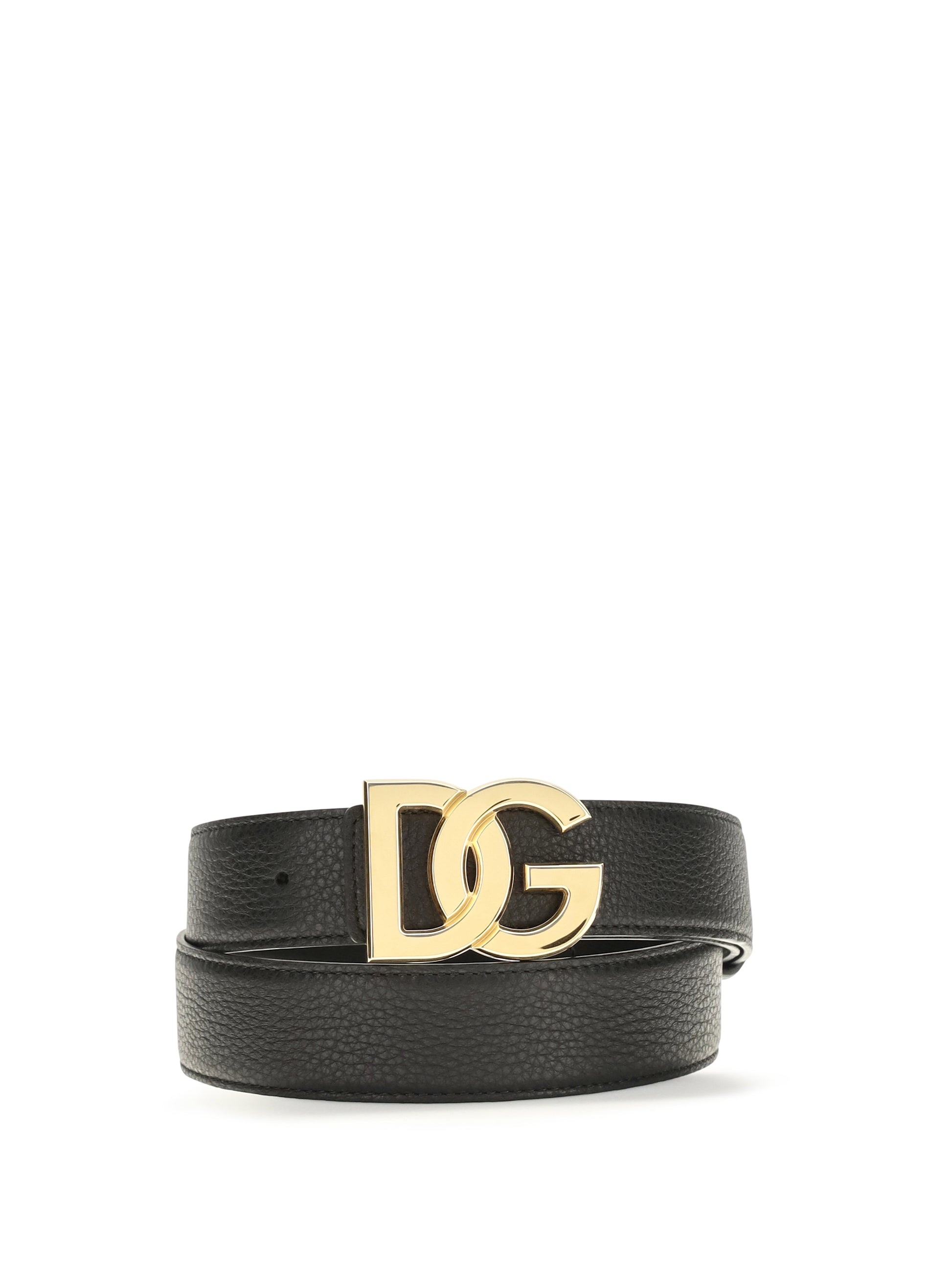 Dolce & Gabbana Men Calfskin Leather Belt DOLCE & GABBANA