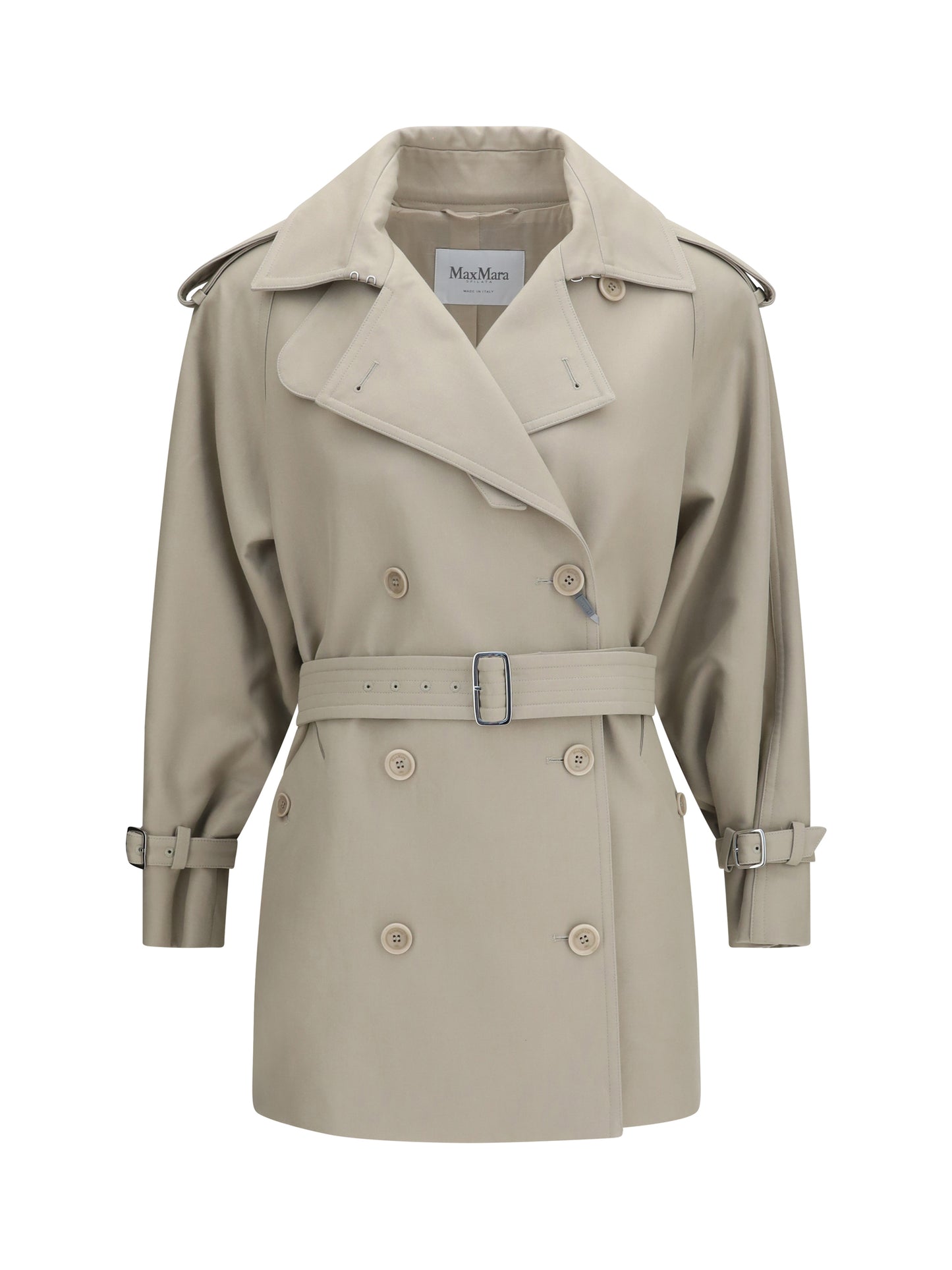 Max Mara Women Short Cotton Trench Coat MAX MARA