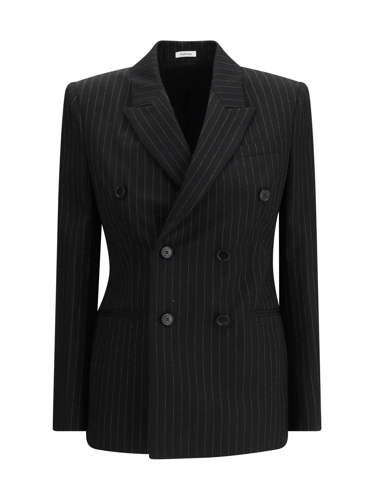 Alexander Mcqueen Women Pinstriped Double-Breasted Jacket ALEXANDER MCQUEEN