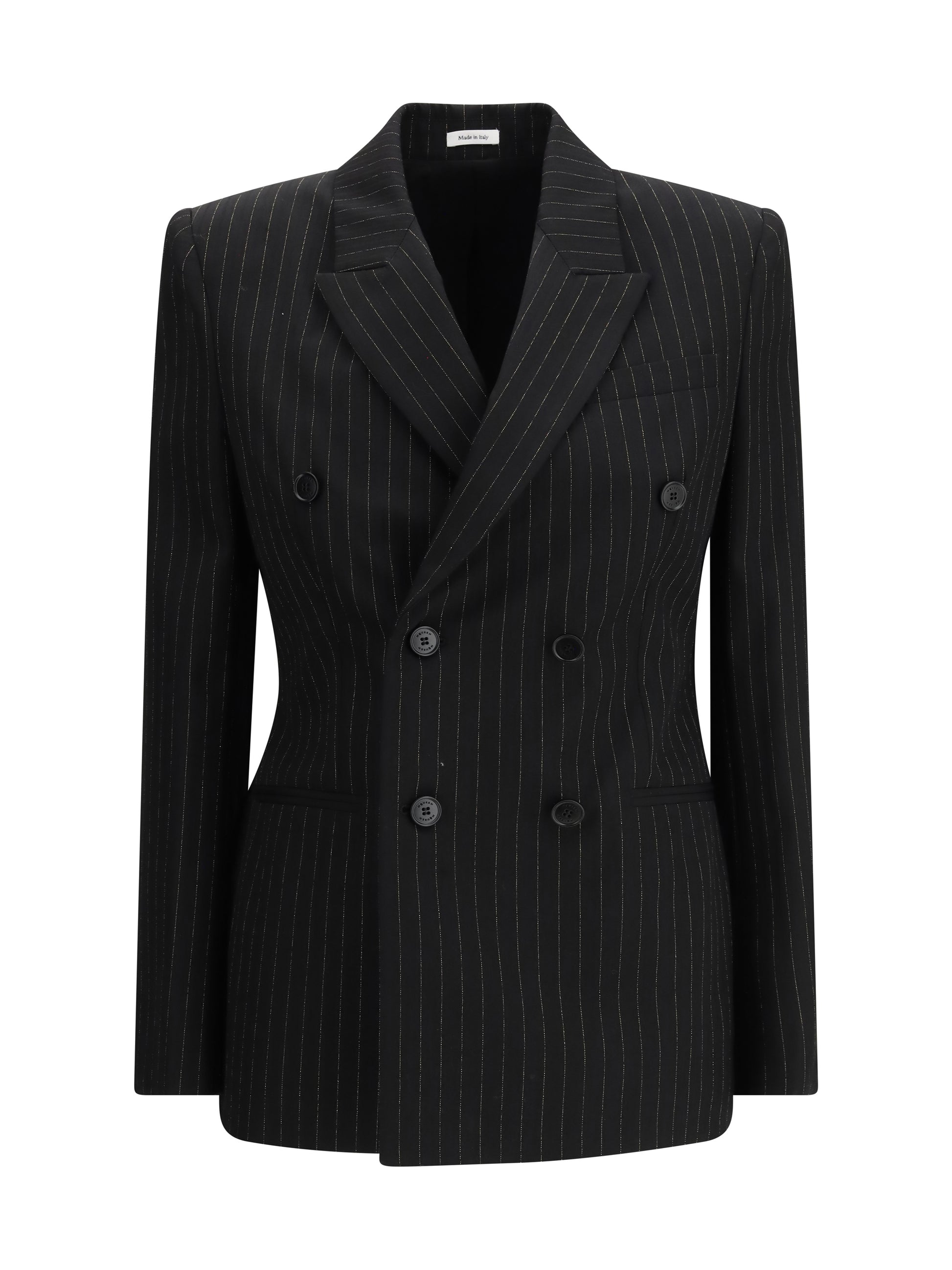 Alexander Mcqueen Women Pinstriped Double-Breasted Jacket ALEXANDER MCQUEEN