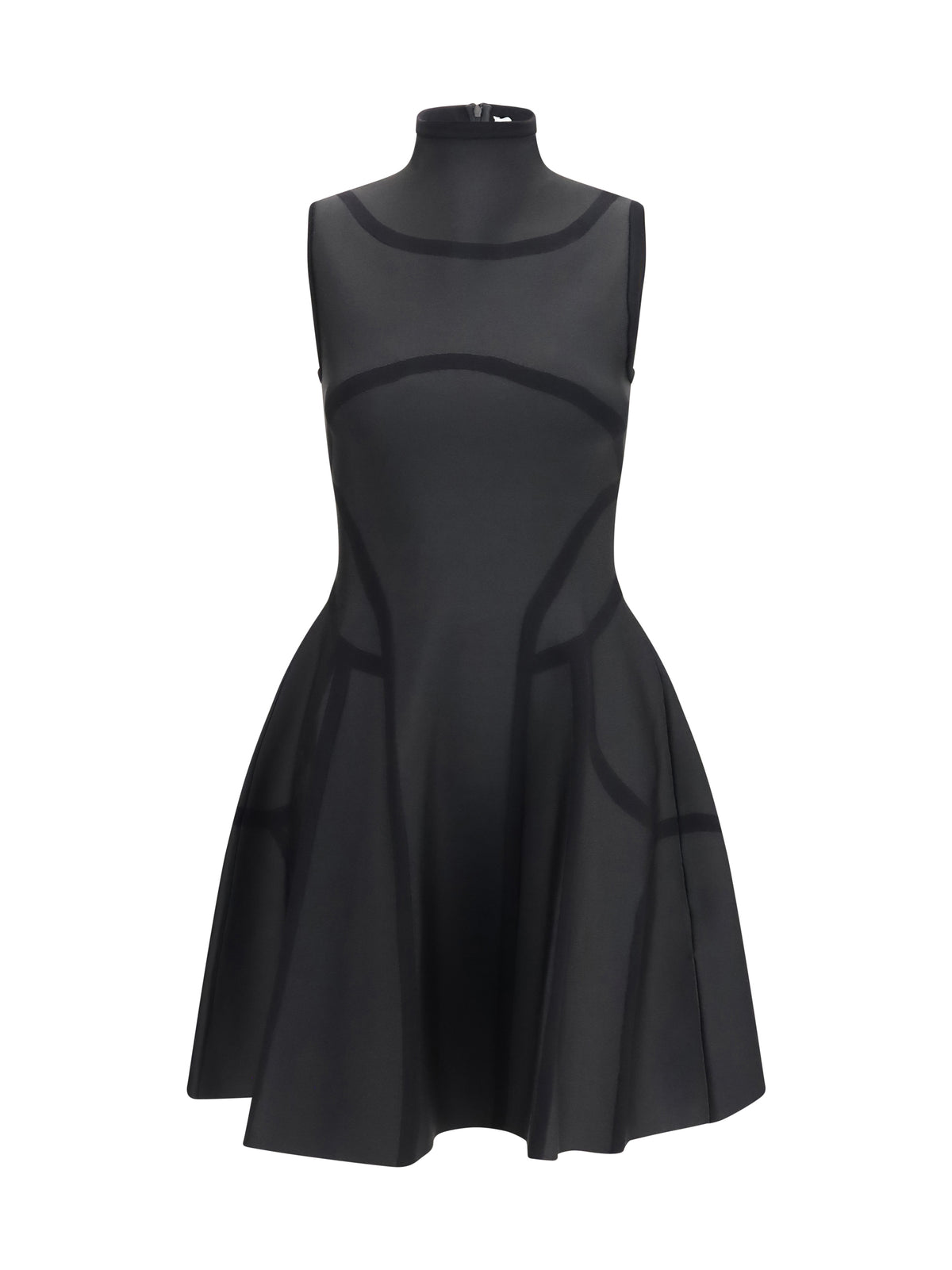 Alexander Mcqueen Women Anatomy-Line Mini Dress ALEXANDER MCQUEEN