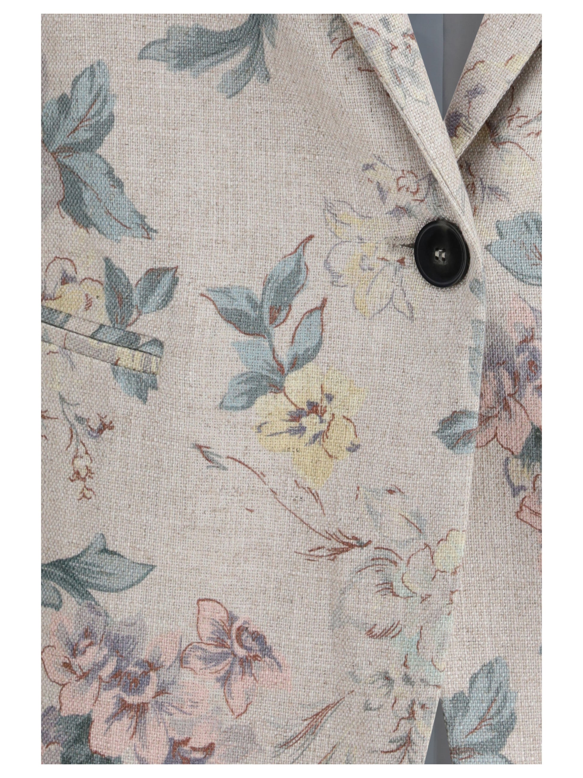 Forte_Forte Women Peonia My Love Motif Hopsack Linen-Blend Jacket FORTE FORTE