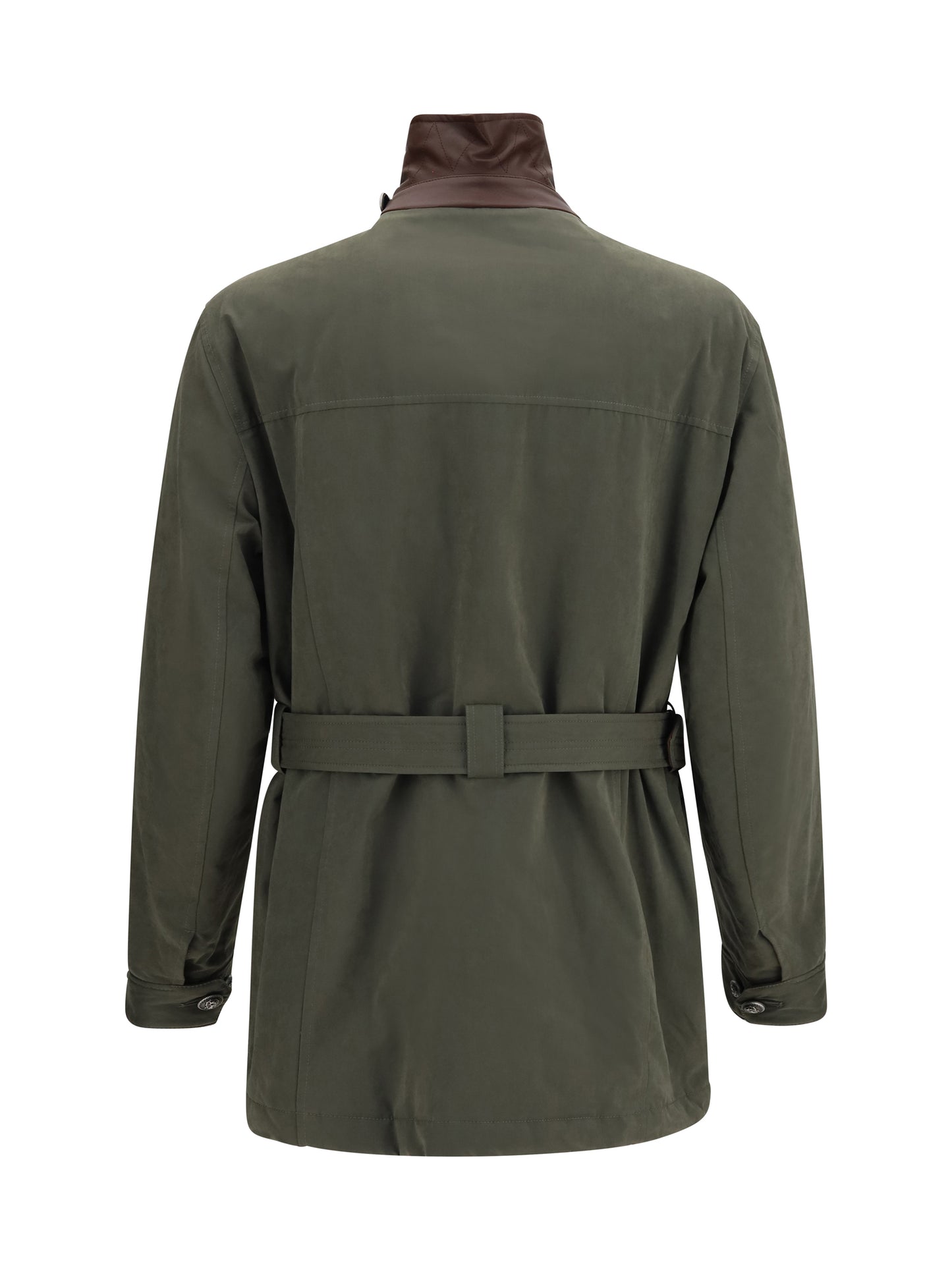 Brunello Cucinelli Men Belted Waterproof Jacket BRUNELLO CUCINELLI
