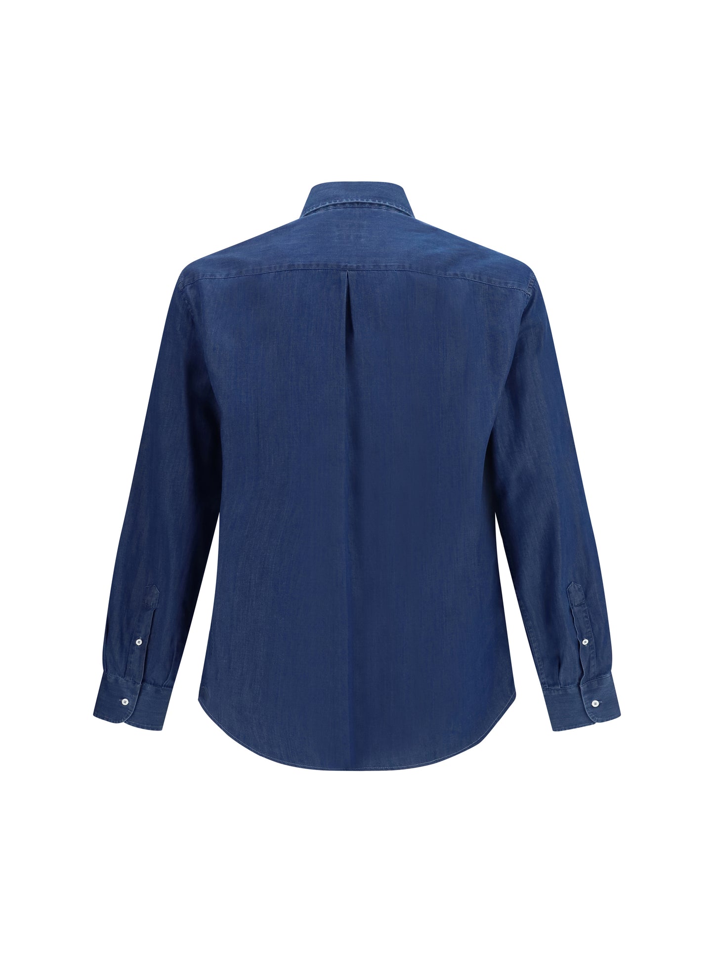 Brunello Cucinelli Men Lightweight Denim Shirt BRUNELLO CUCINELLI