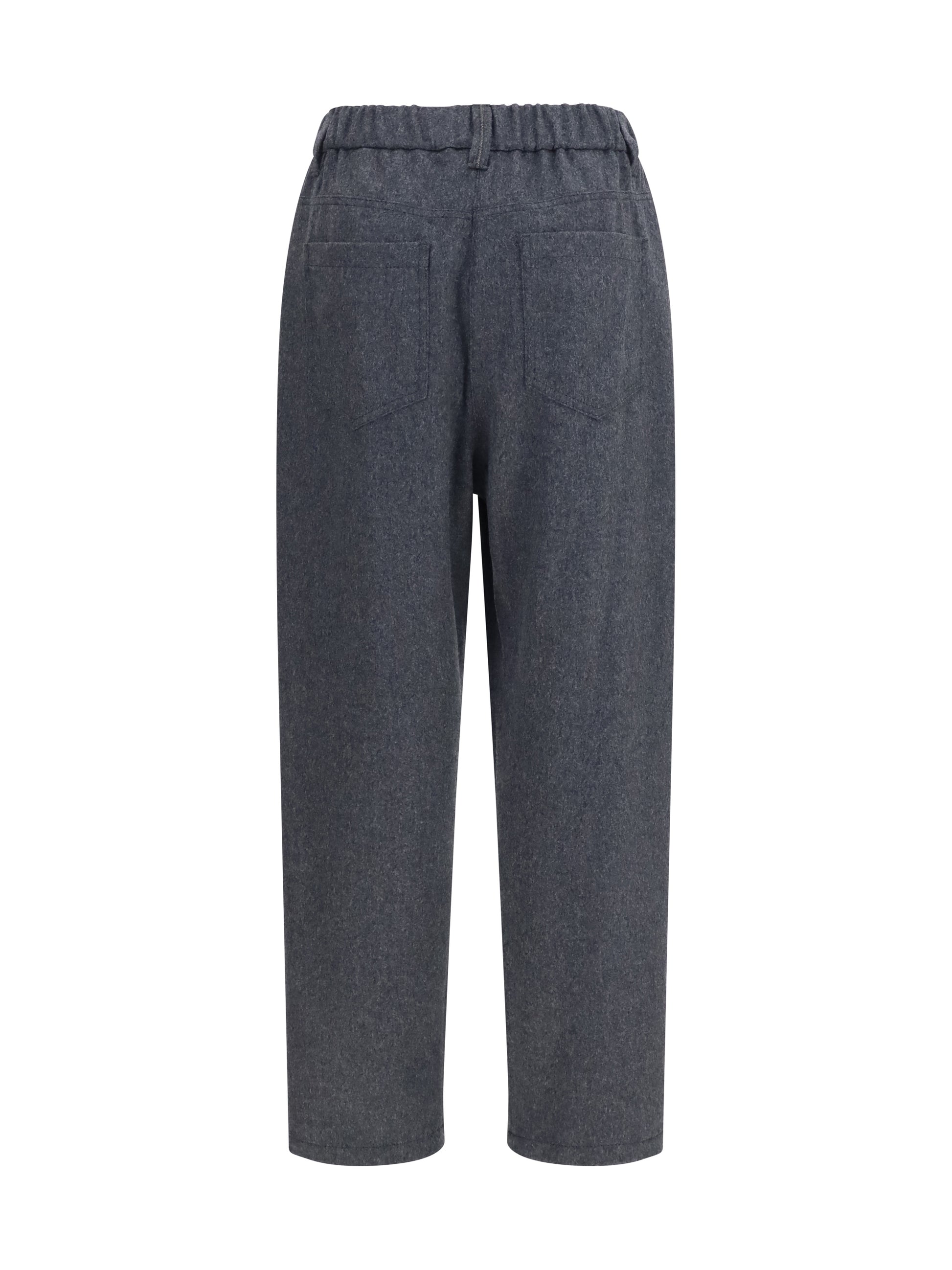 Brunello Cucinelli Women Stretch Wool Pants BRUNELLO CUCINELLI