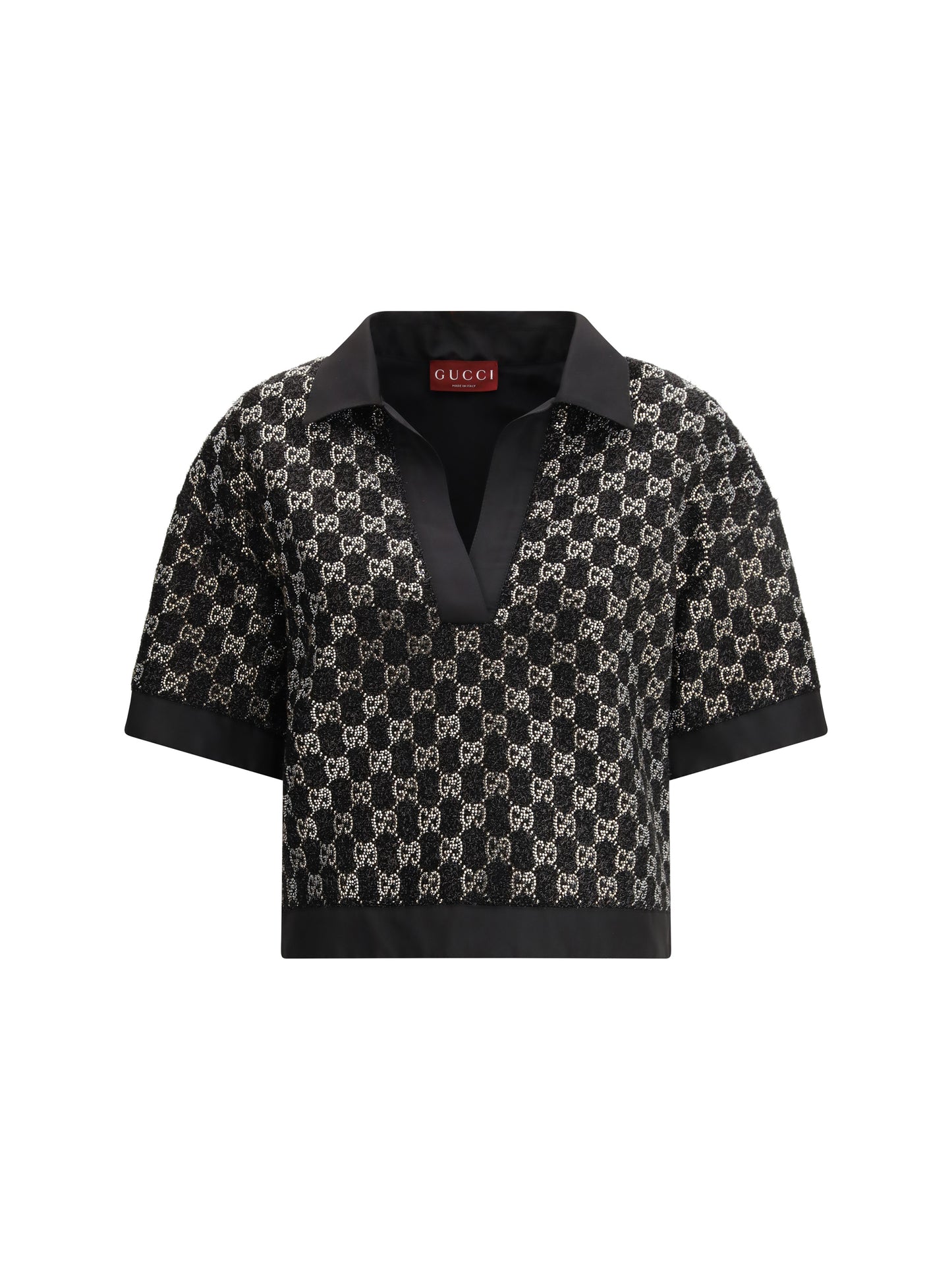 Gucci Women Wool Lamé Tweed Top GUCCI