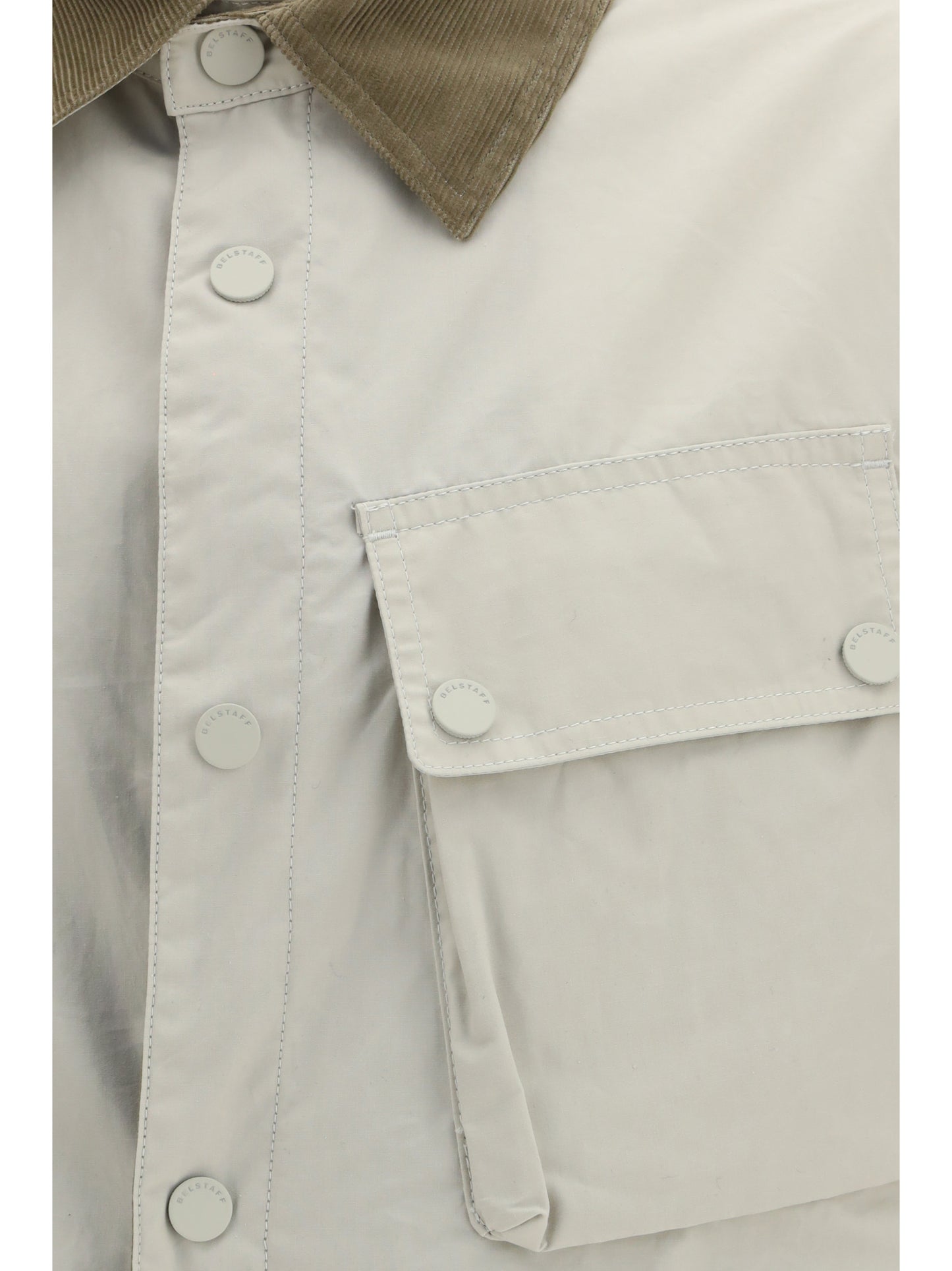 Belstaff Men Ground Jacket With Velvet Collar BELSTAFF