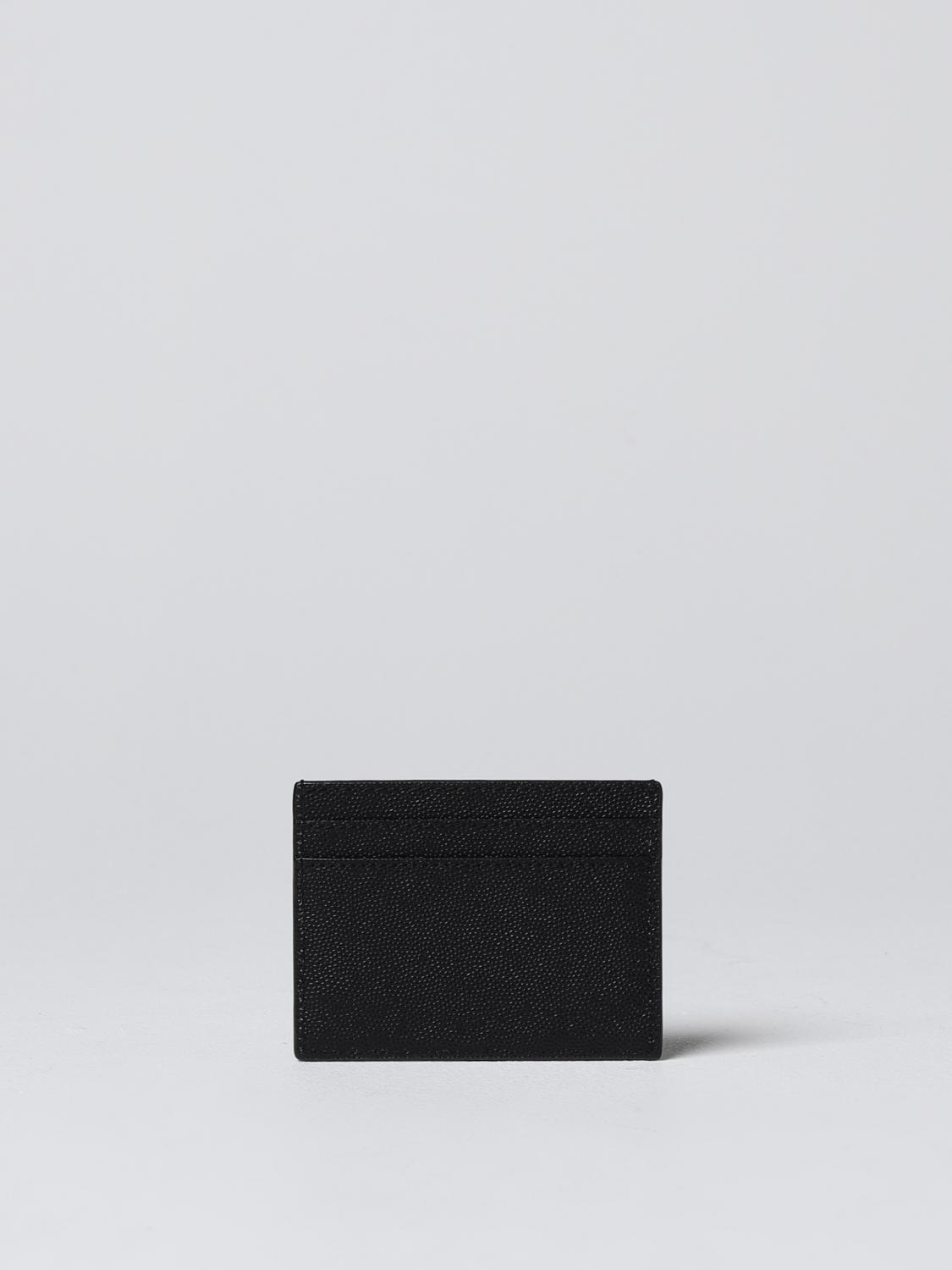 Saint Laurent Wallet Men Black SAINT LAURENT