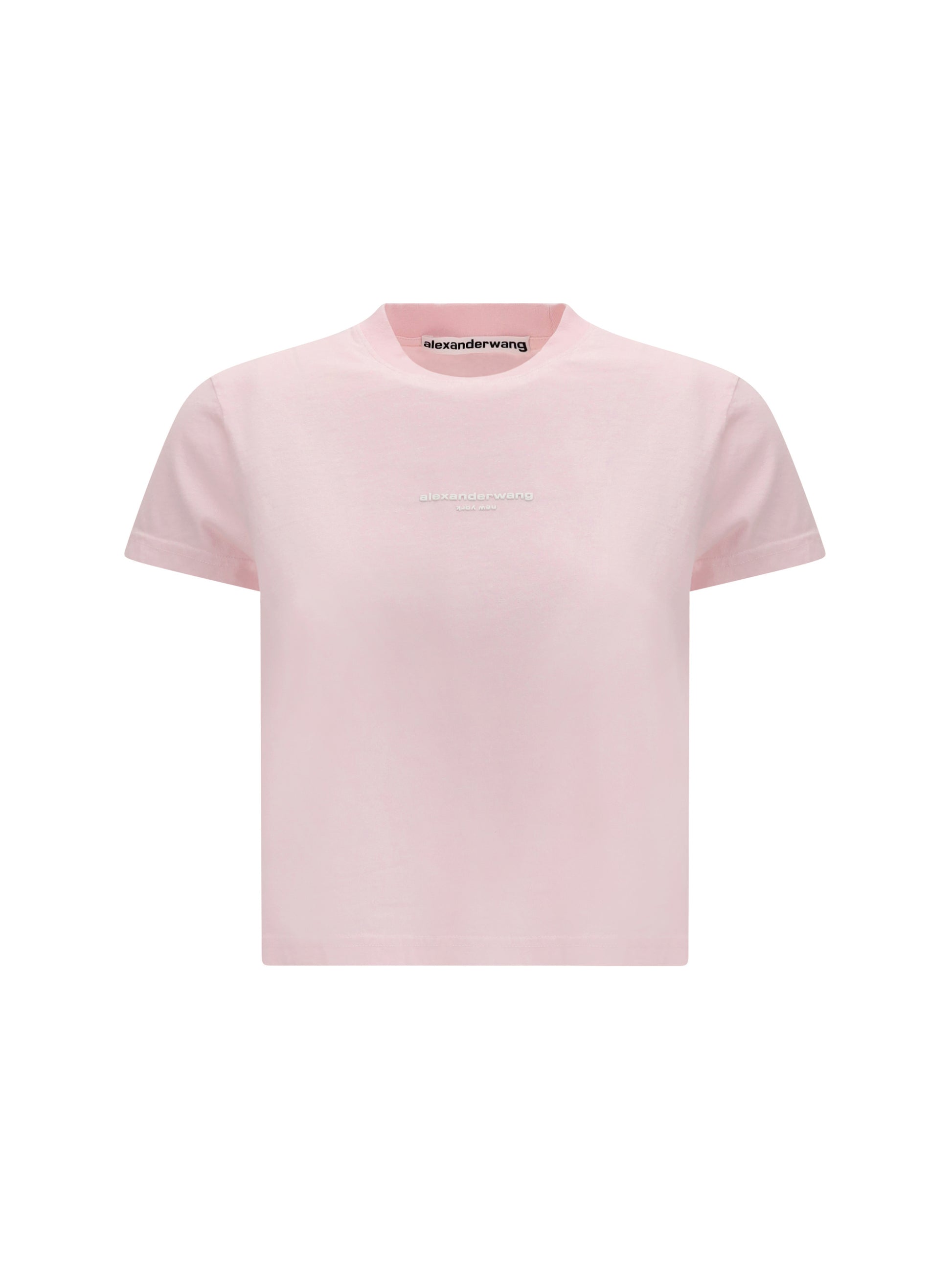 Alexander Wang Women Short-Sleeve T-Shirt With Central Logo Print ALEXANDER WANG