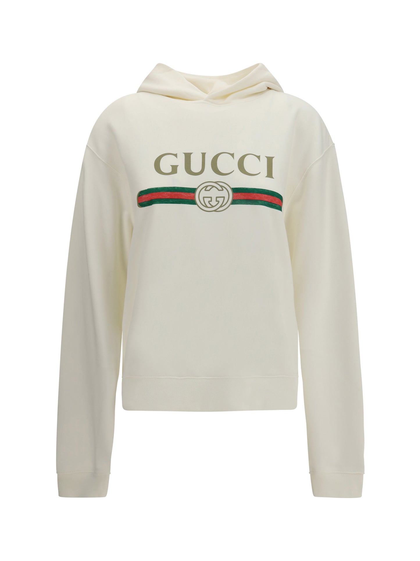 Gucci Women Cotton And Cashmere Jersey Hoodie GUCCI