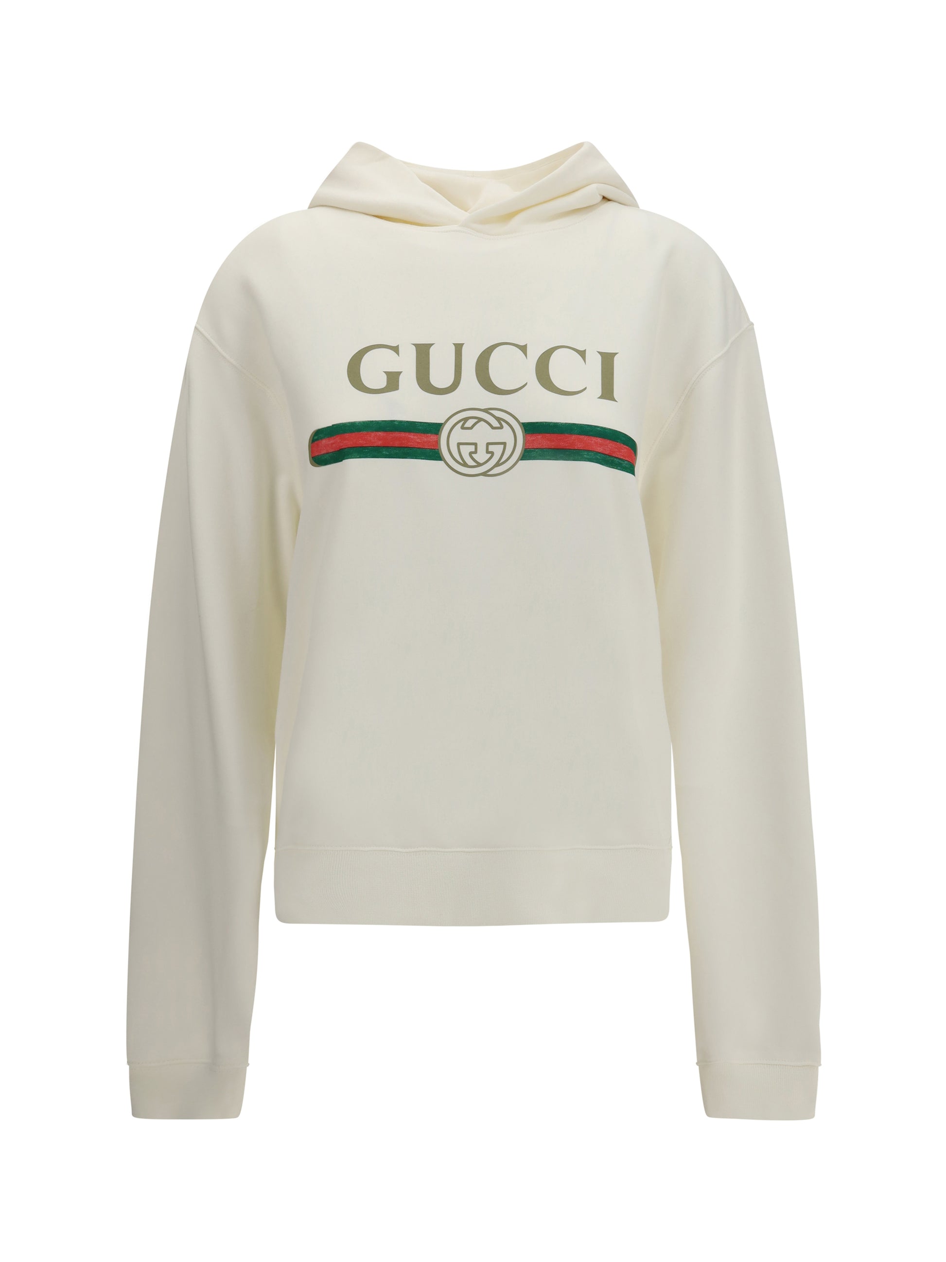 Gucci Women Cotton And Cashmere Jersey Hoodie GUCCI