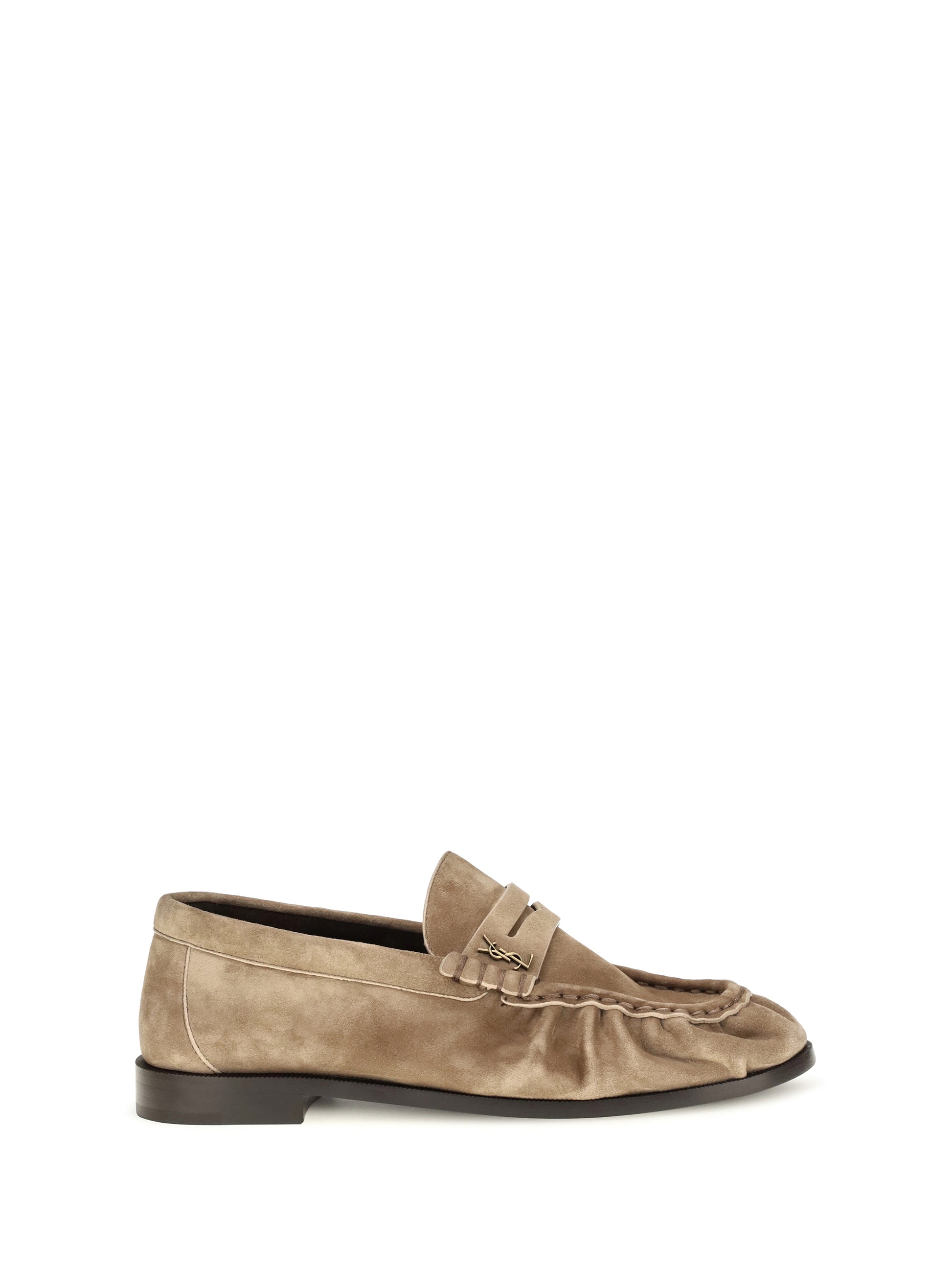 Saint Laurent Women Le Loafer Suede Loafers SAINT LAURENT