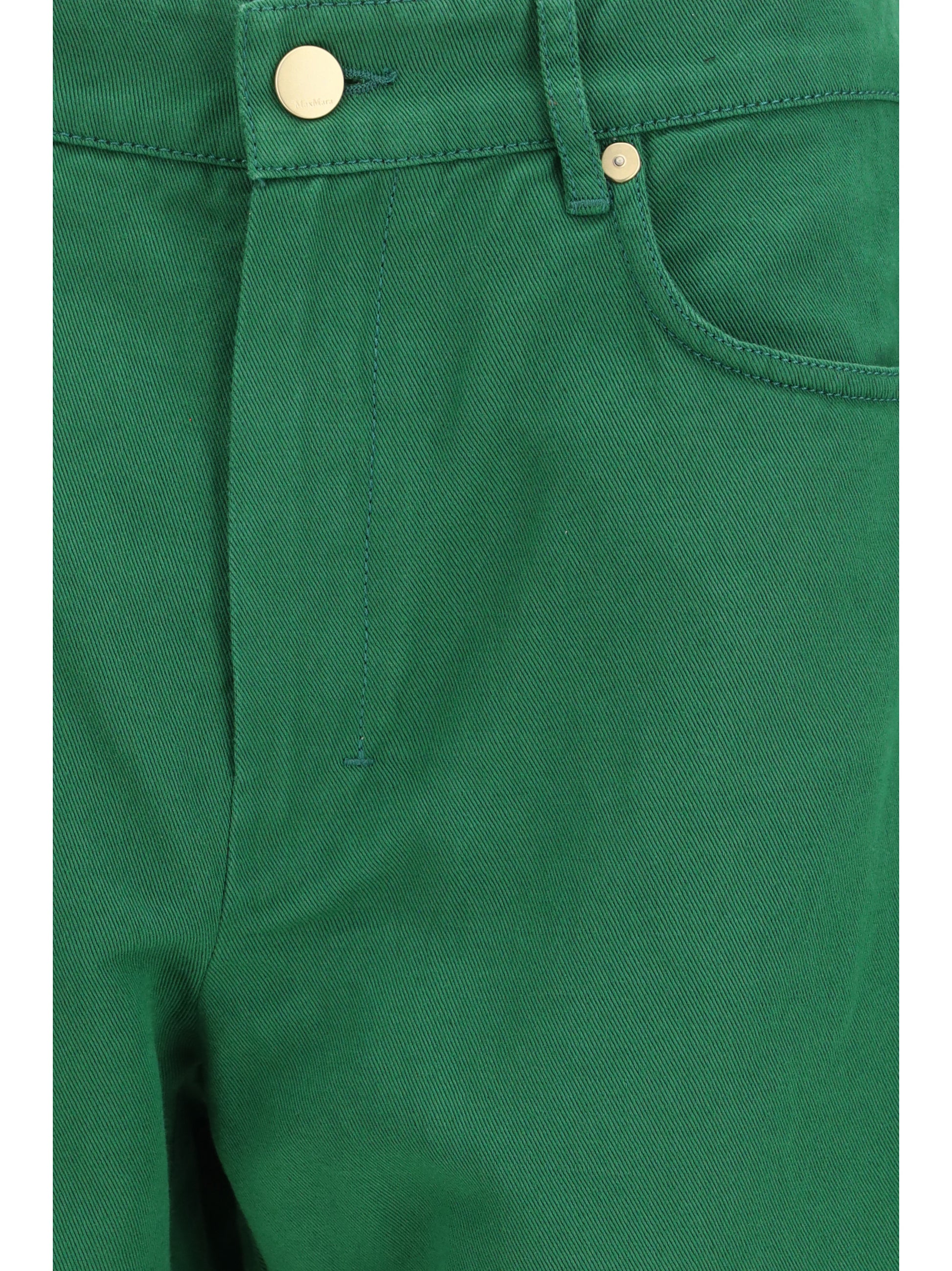 'S Maxmara Women Cotton And Linen Pants S MAX MARA