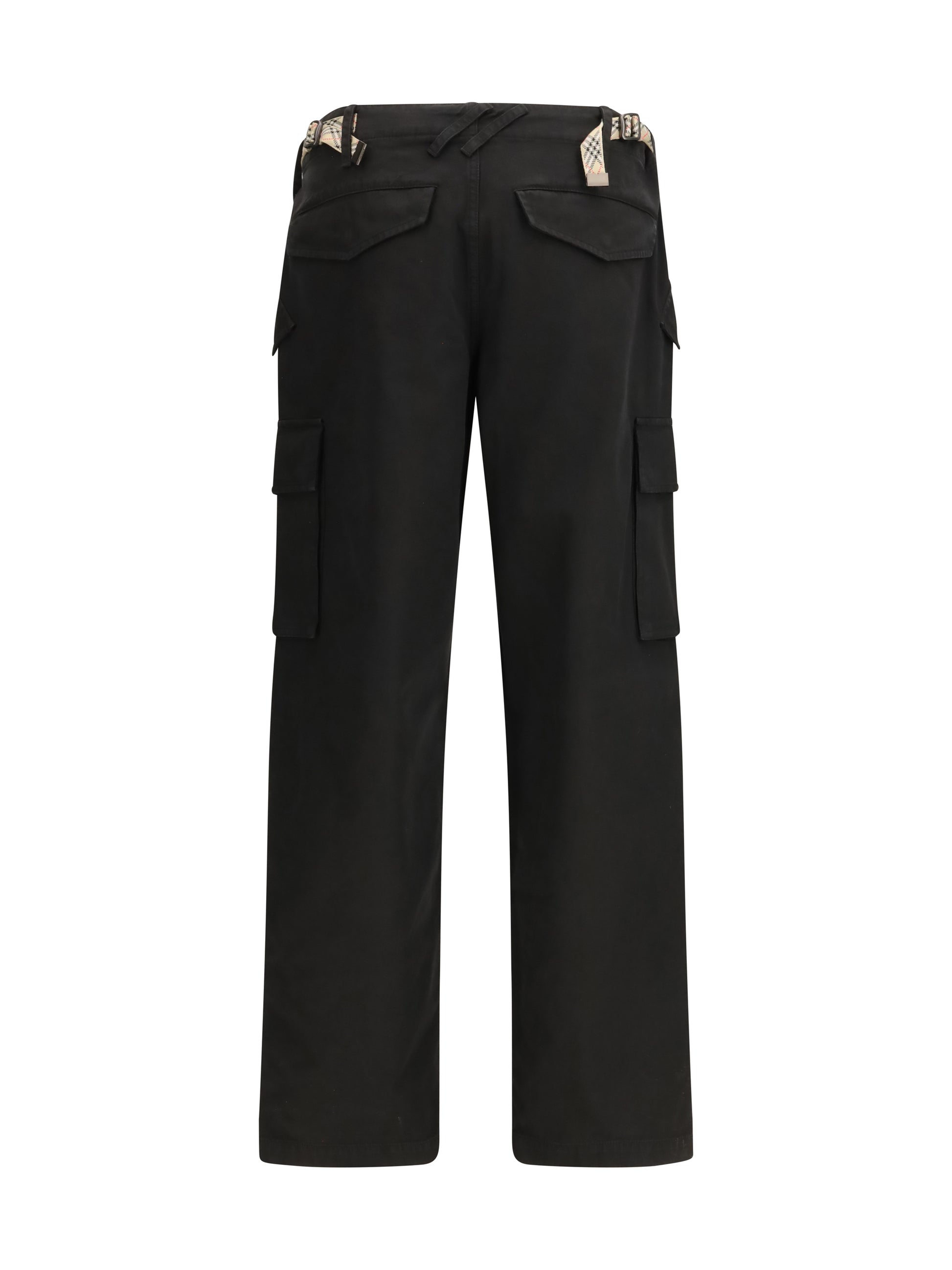 Burberry Men Cotton Twill Cargo Trousers BURBERRY