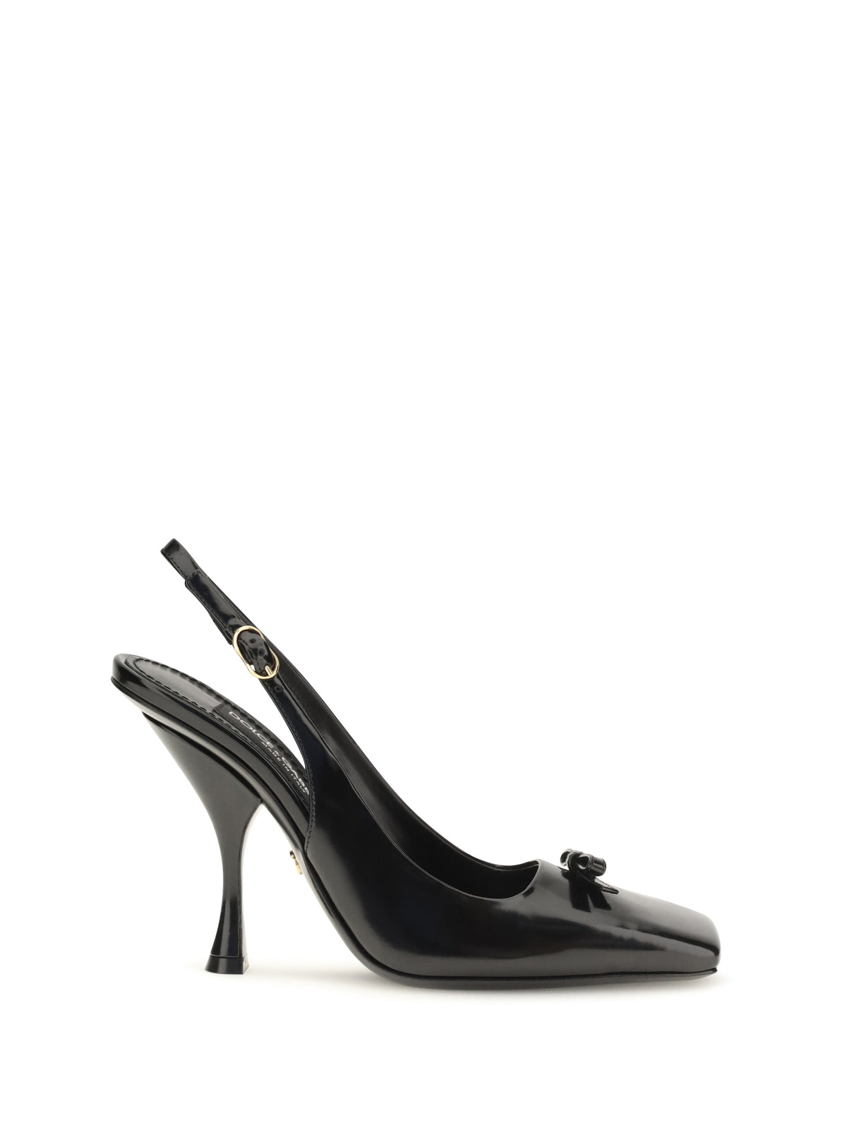 Dolce & Gabbana Women Leather Slingback Pumps DOLCE & GABBANA