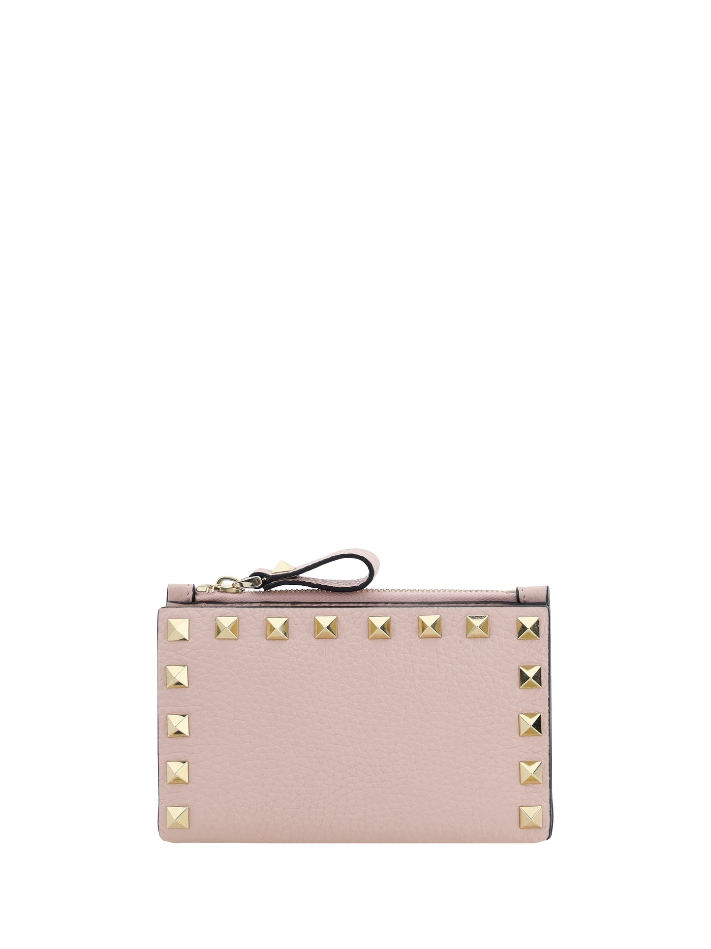 Valentino Garavani Women Rockstud Zip Card Holder VALENTINO GARAVANI