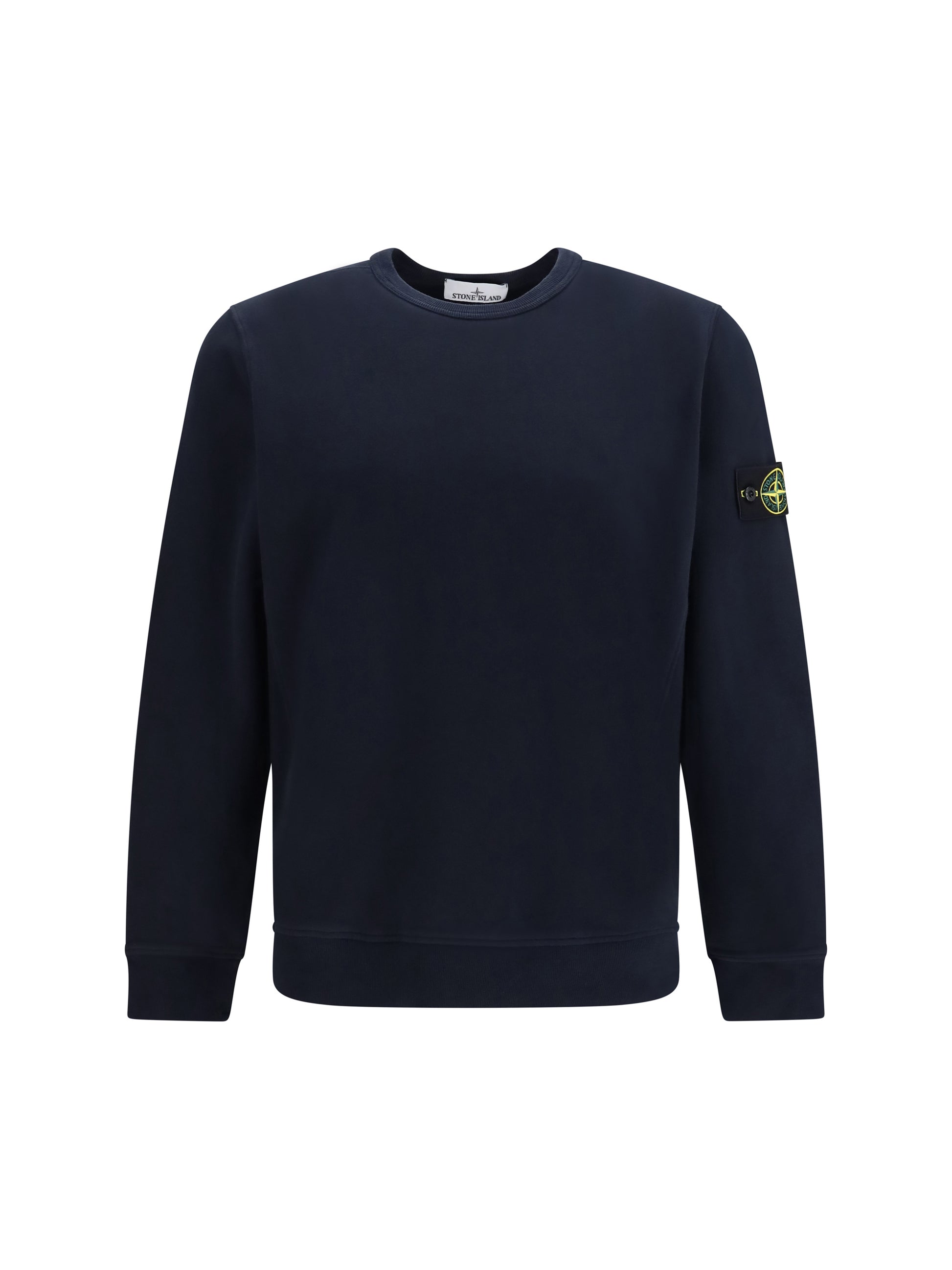 Stone Island Men Crewneck Cotton Sweatshirt STONE ISLAND