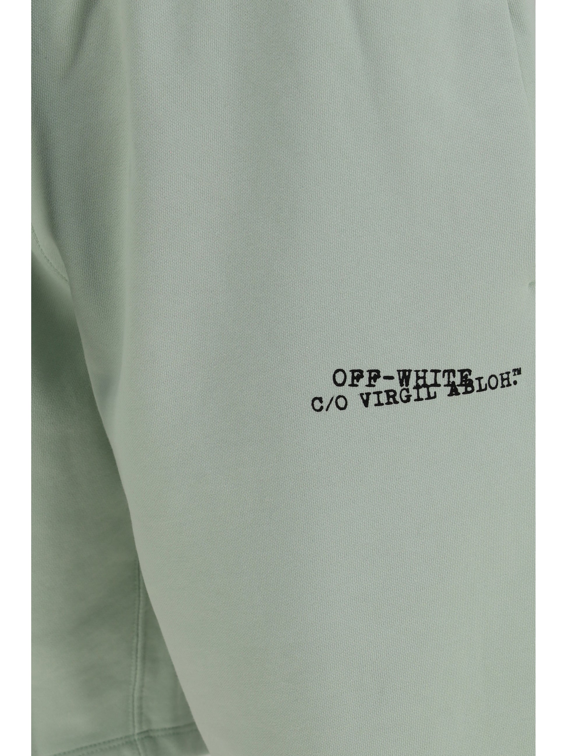 Off-White Men Type Machine Arrow Skate Sweat Shorts With Front Logo OFF-WHITE