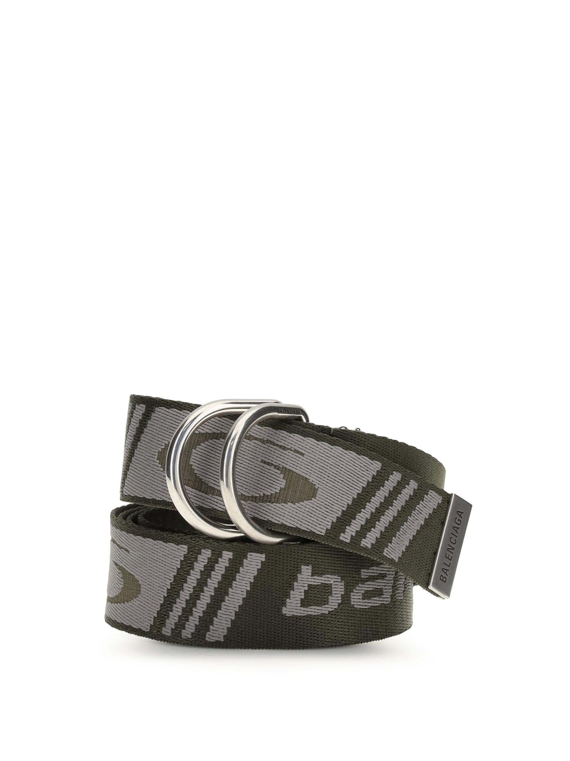 Balenciaga Men D Ring Belt In Jacquard Canvas BALENCIAGA