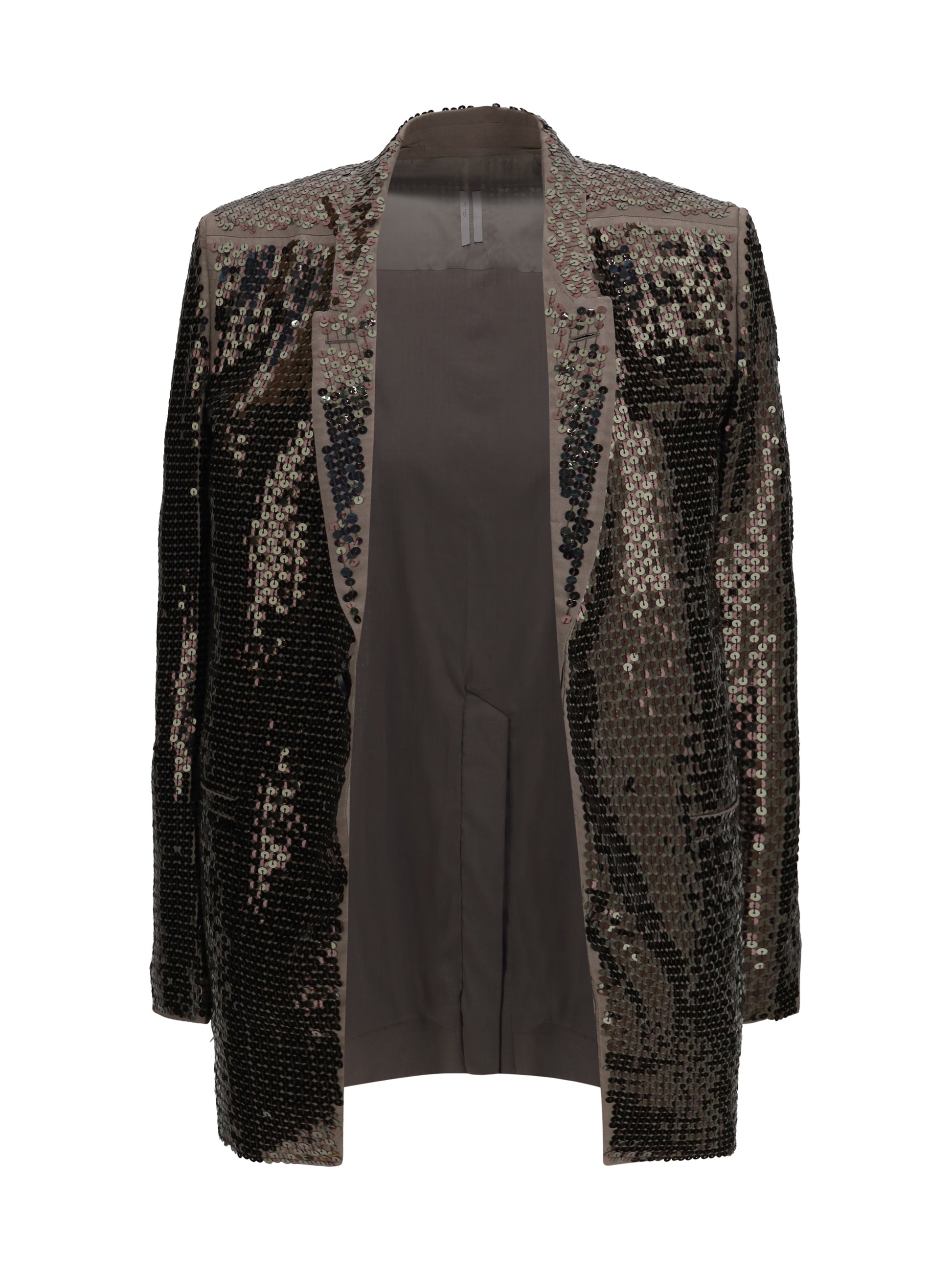 Rick Owens Women Concordian Embroidered Single-Breasted Jacket RICK OWENS