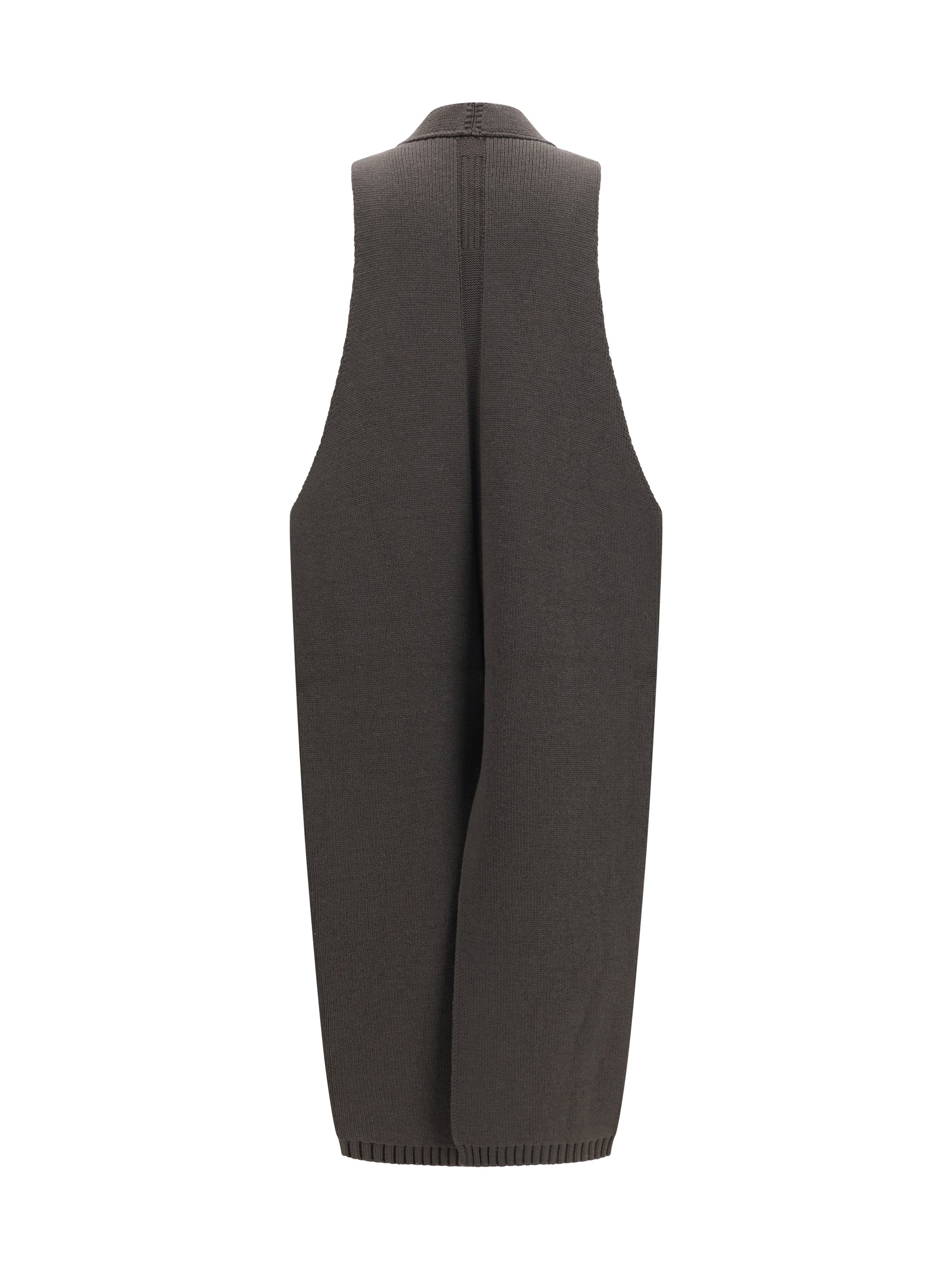 Rick Owens Women Long Wool And Shearling Vest RICK OWENS