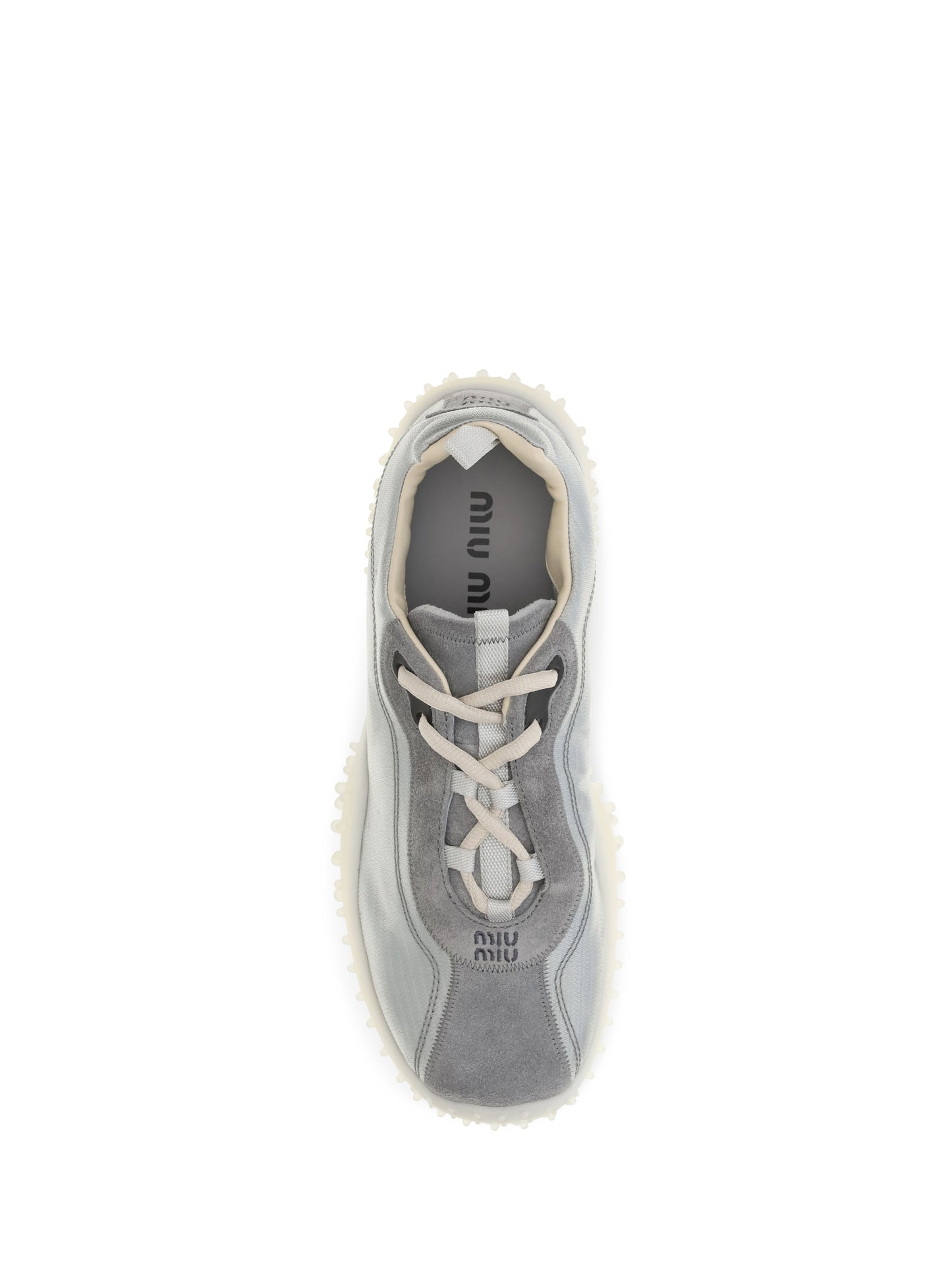 Miu Miu Women Bubble Sneakers In Technical Fabric And Suede MIU MIU