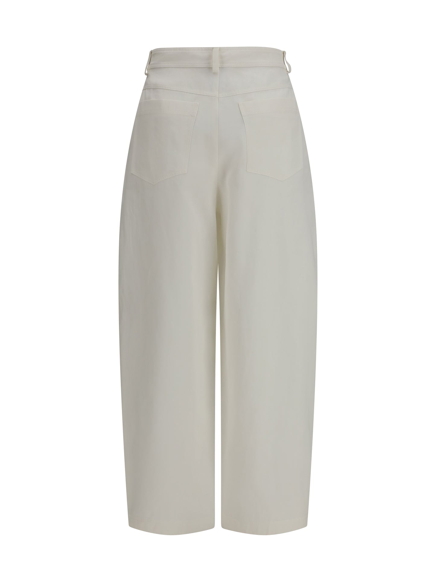 Brunello Cucinelli Women Barrel Fit Jeans With Pockets BRUNELLO CUCINELLI