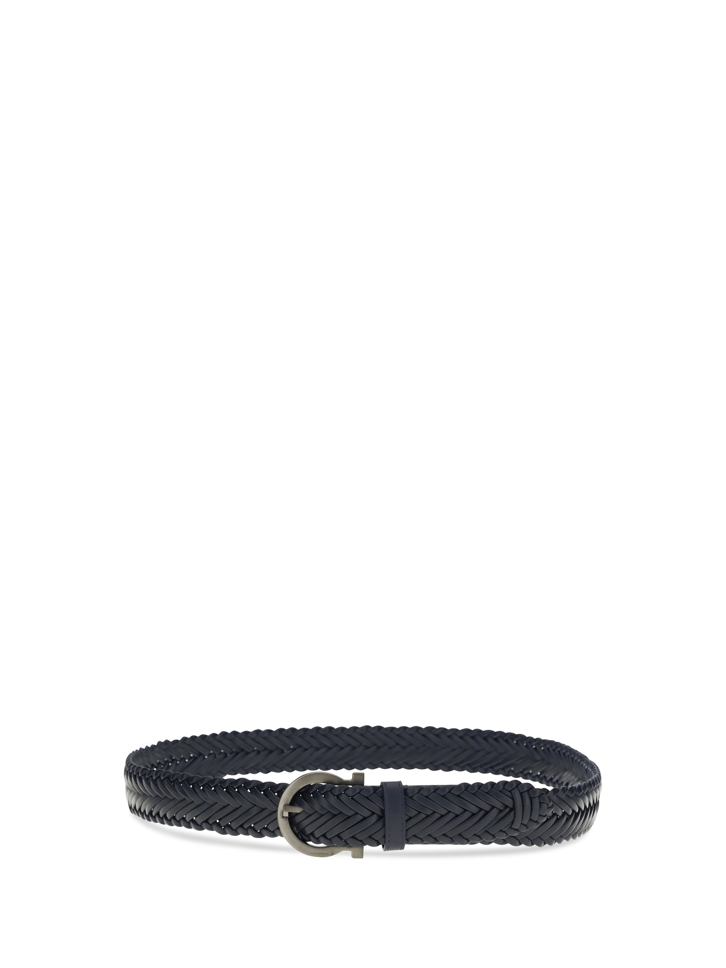 Ferragamo Men Braided Leather Belt FERRAGAMO