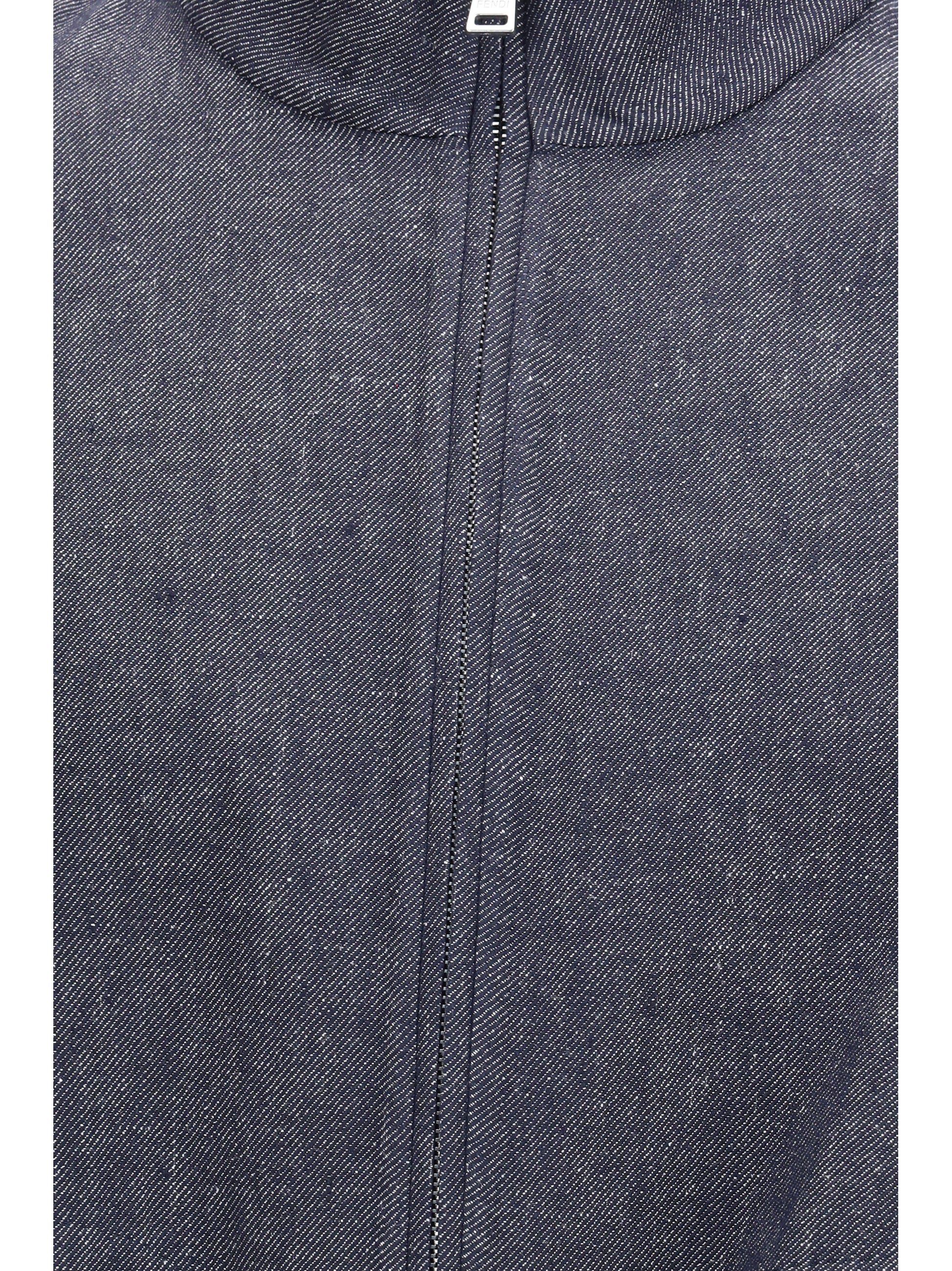 Fendi Men Reversible Denim Jacket FENDI