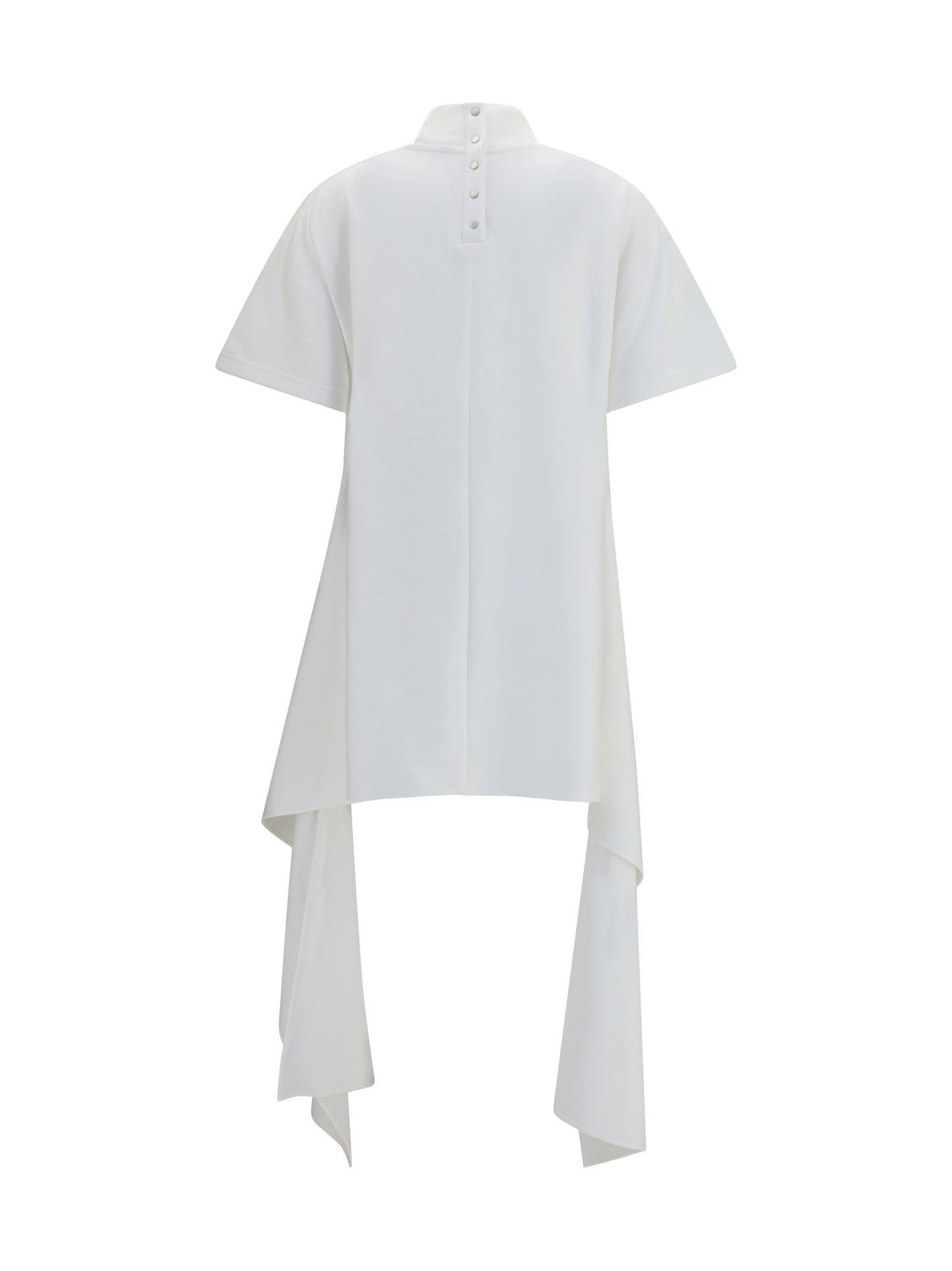 Alaïa Women Asymmetric Cotton T-Shirt ALAIA