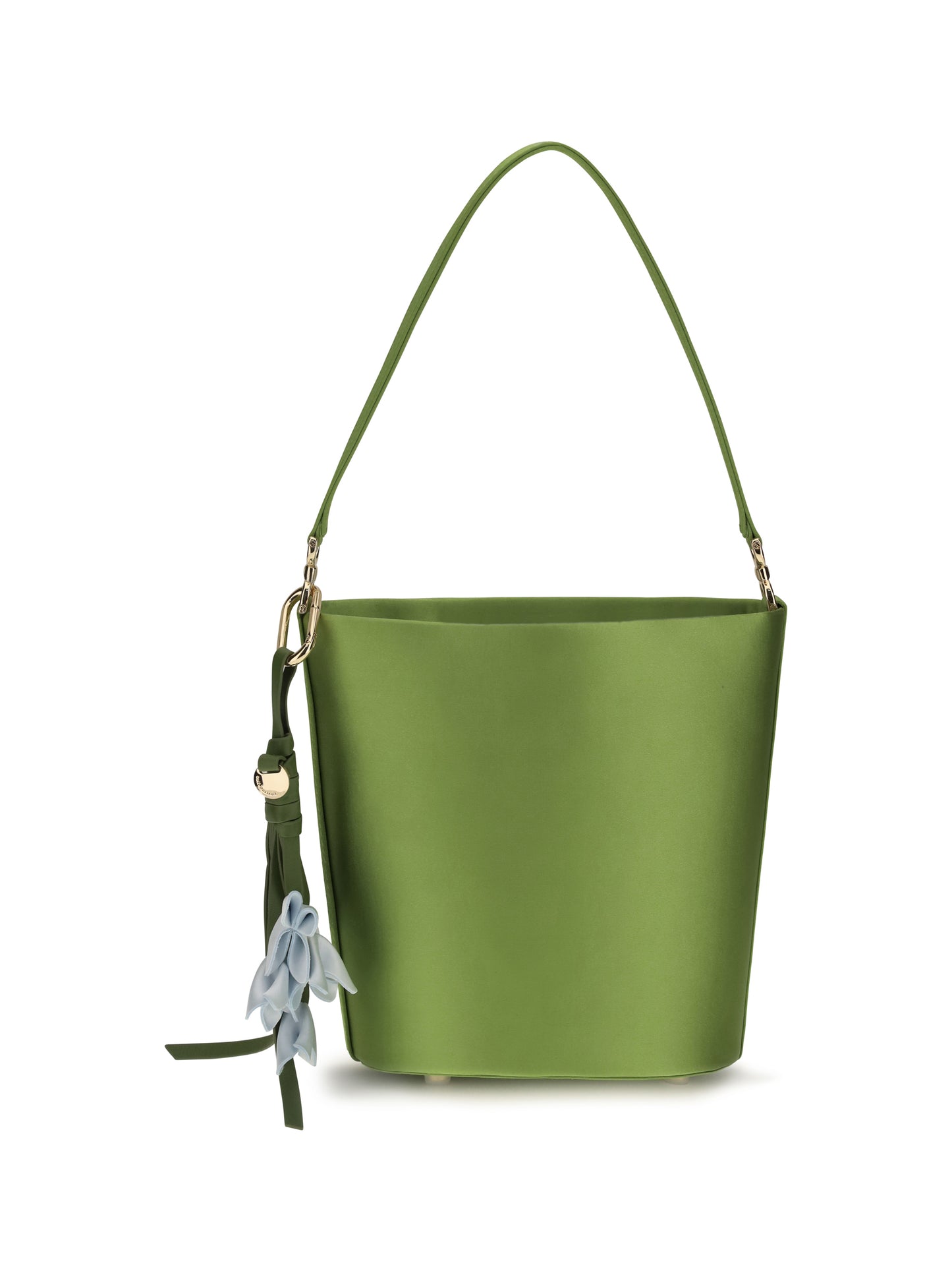 Self-Portrait Women Satin Bucket Bag SELF-PORTRAIT