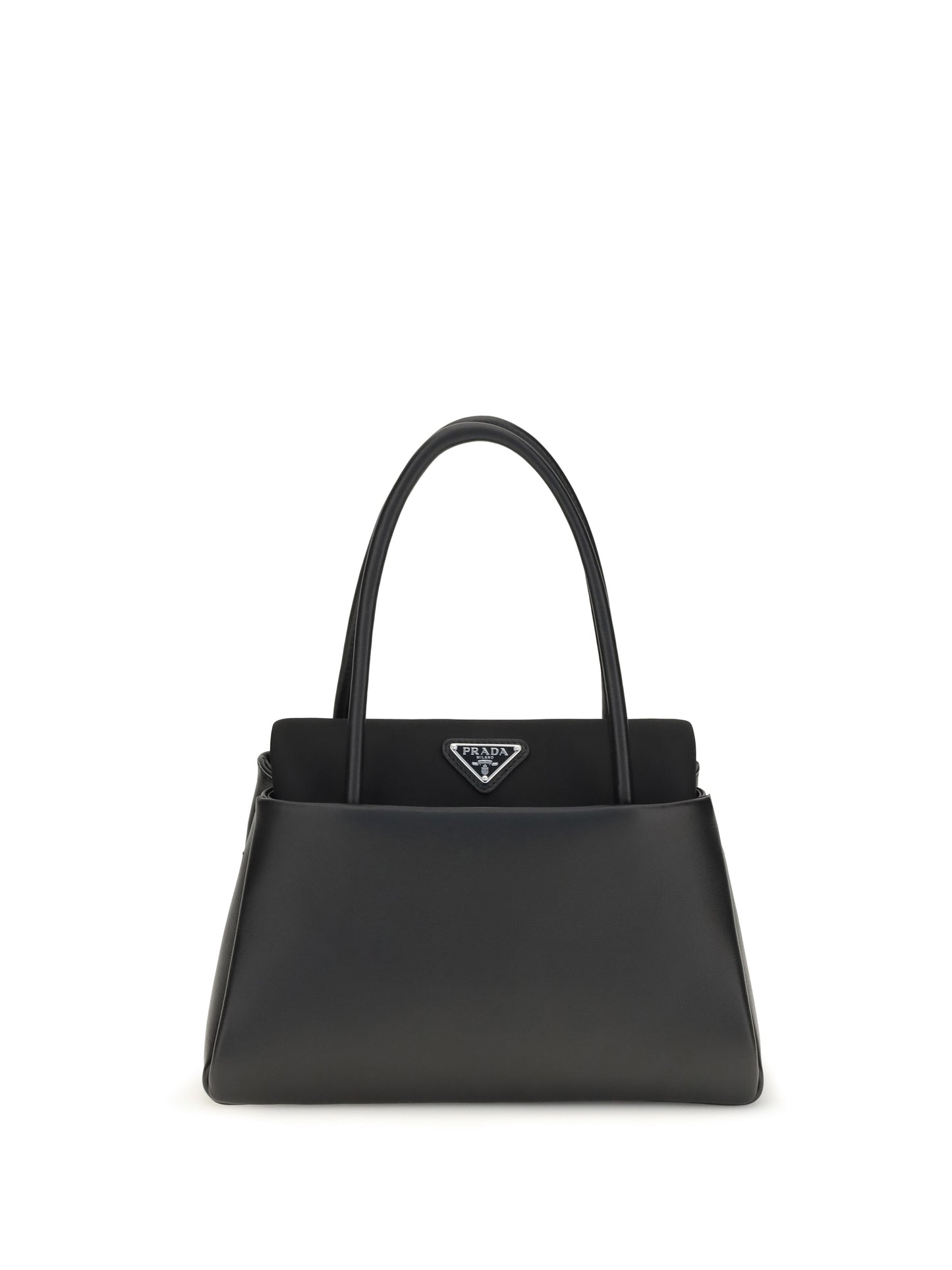 Prada Women Top Handle Bag With Triangle Logo PRADA