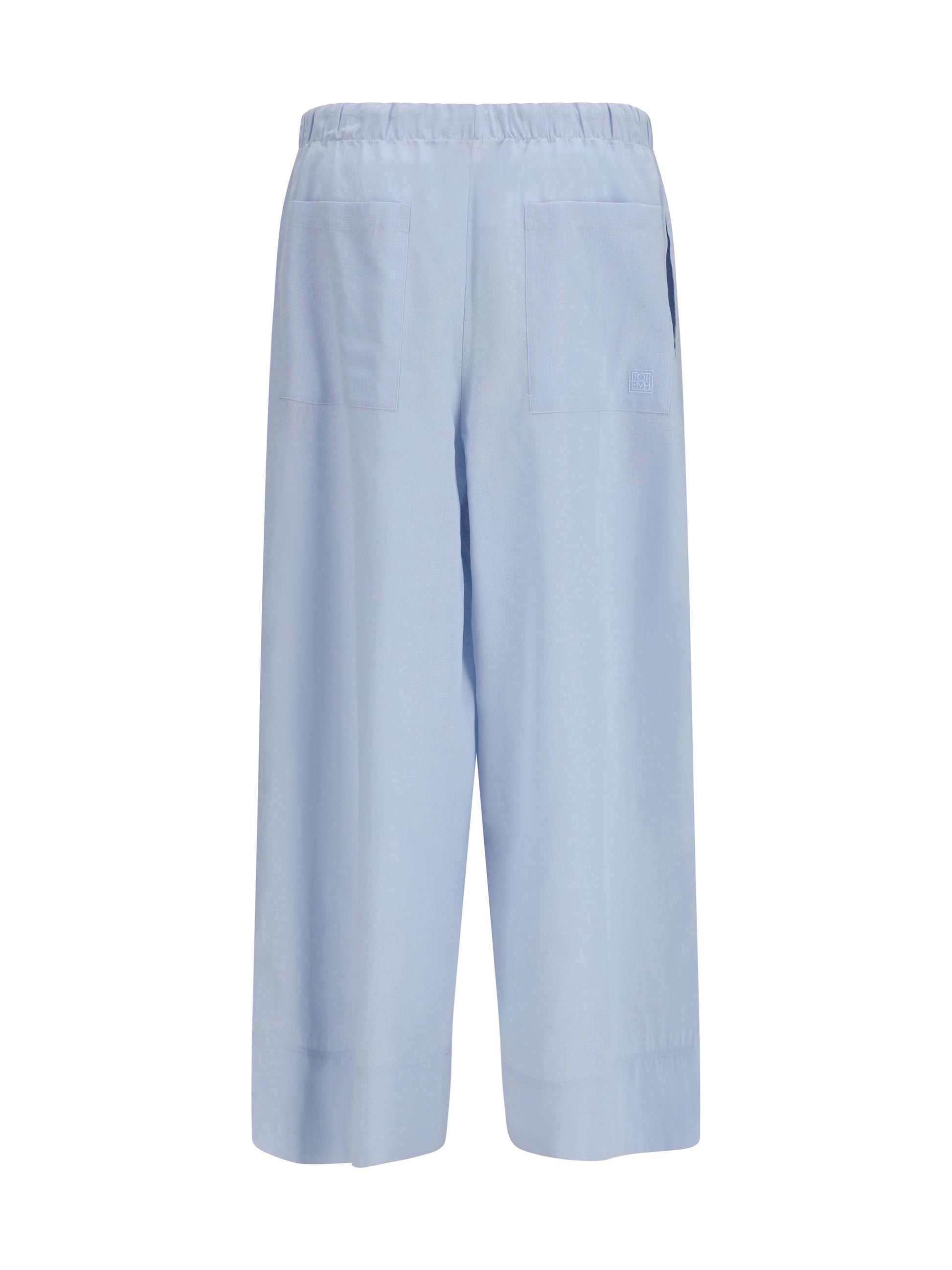 Toteme Women Cotton And Linen Blend Palazzo Pants TOTEME