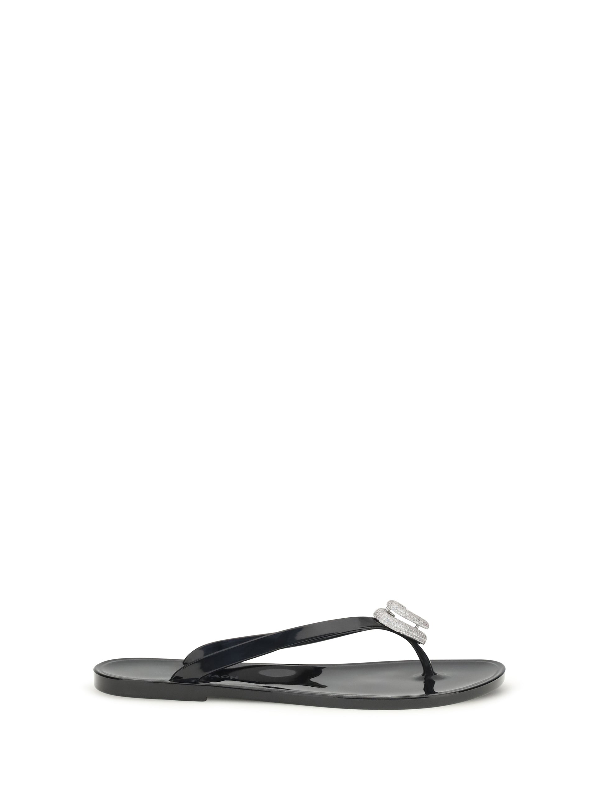 Mach & Mach Women Double Heart Thong Sandals MACH & MACH