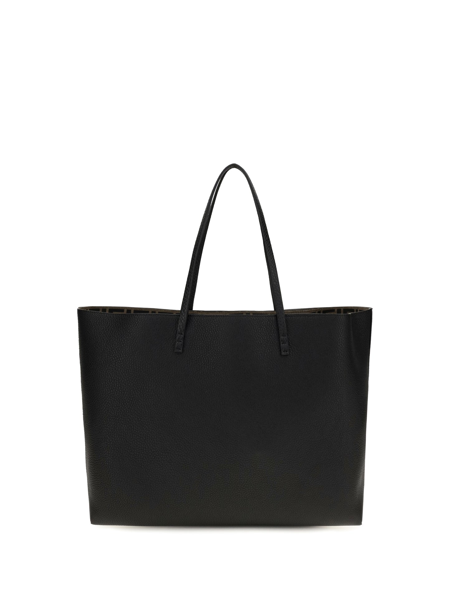 Fendi Women Medium Roll Roman Leather Shopping Bag FENDI